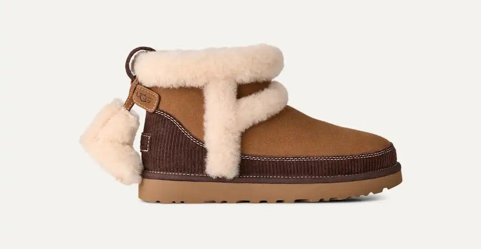 WOMENS UGG CLASSIC MINI HERITAGE (CHESTNUT)