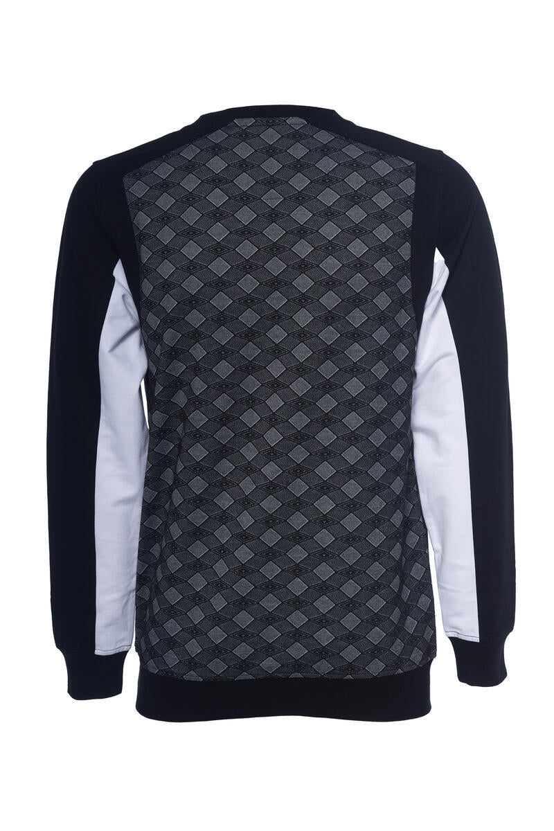LELAND | MENS LS SWEATER (CAVIAR)