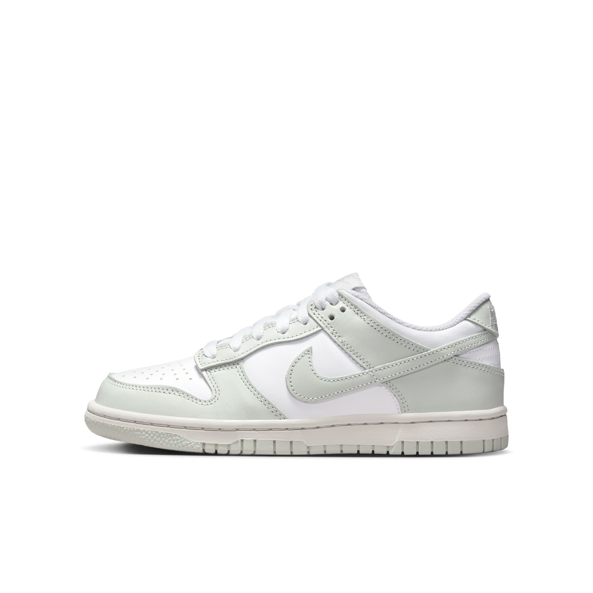 KIDS NIKE DUNK LOW GS (WHITE/LIGHT SILVER/PHOTON DUST)