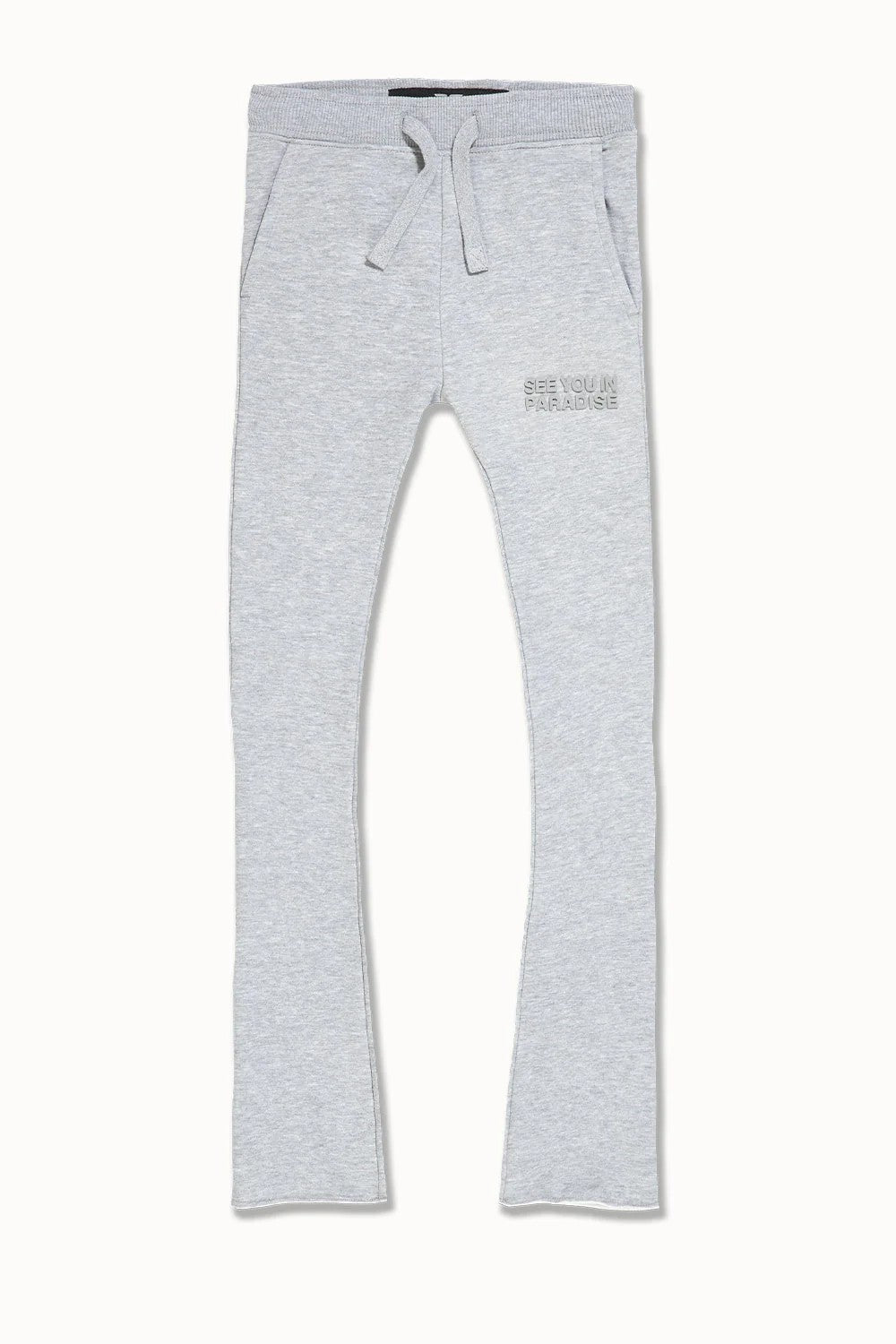 KIDS JORDAN CRAIG SYIP TONAL STACKED SWEATPANT (HEATHER GREY)
