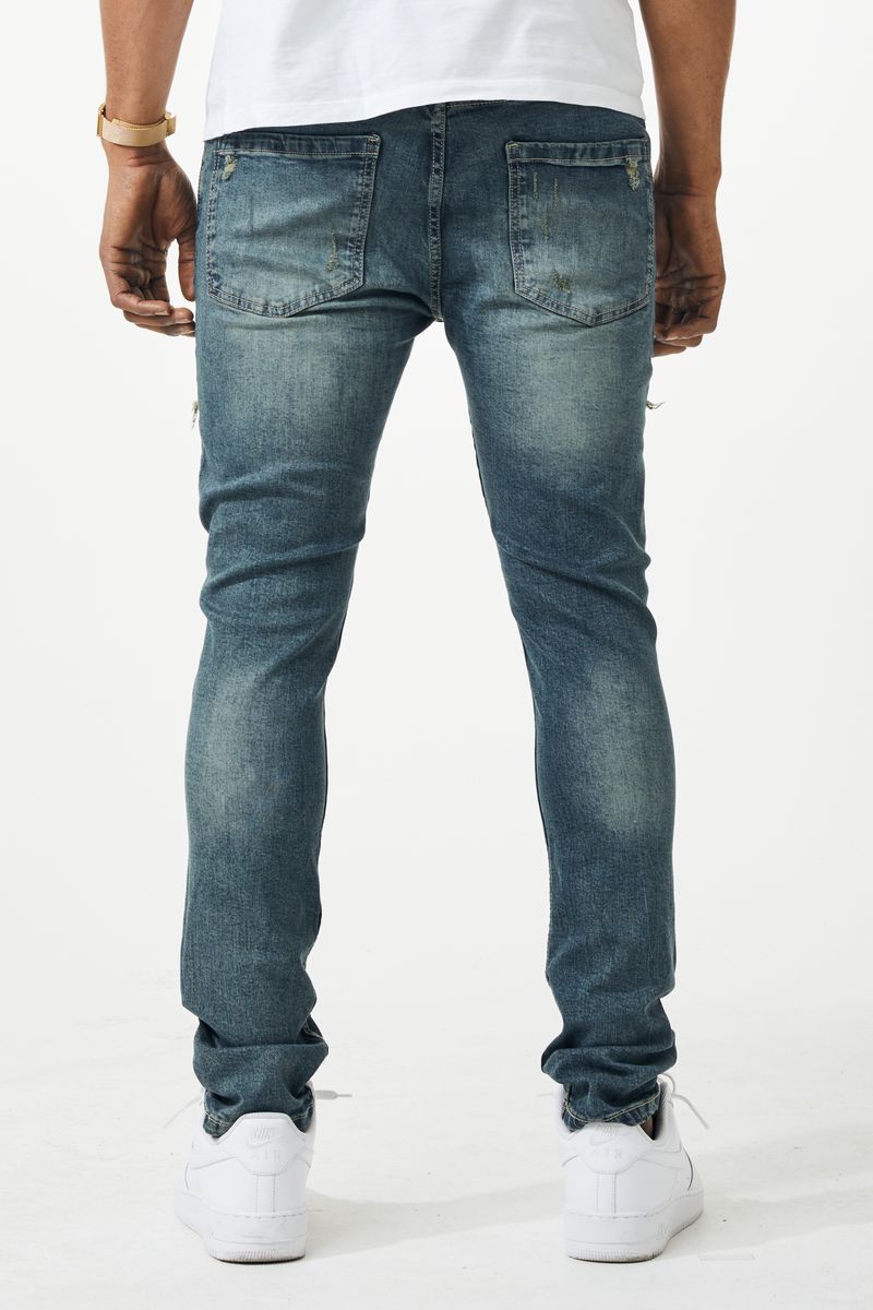 KIDS THREAD THEORY RIP AND REPAIR JEAN (TINT BLUE)