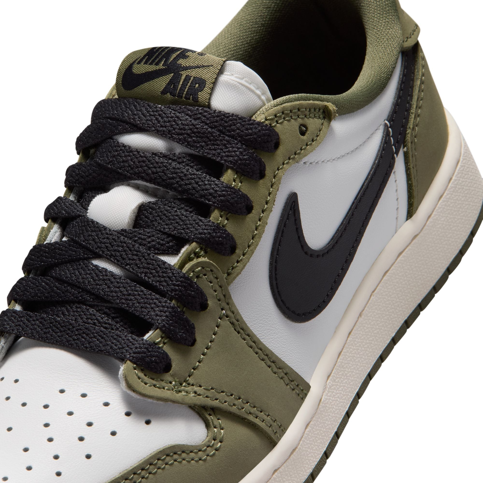 KIDS AIR JORDAN 1 RETRO LOW OG GS (MEDIUM OLIVE)