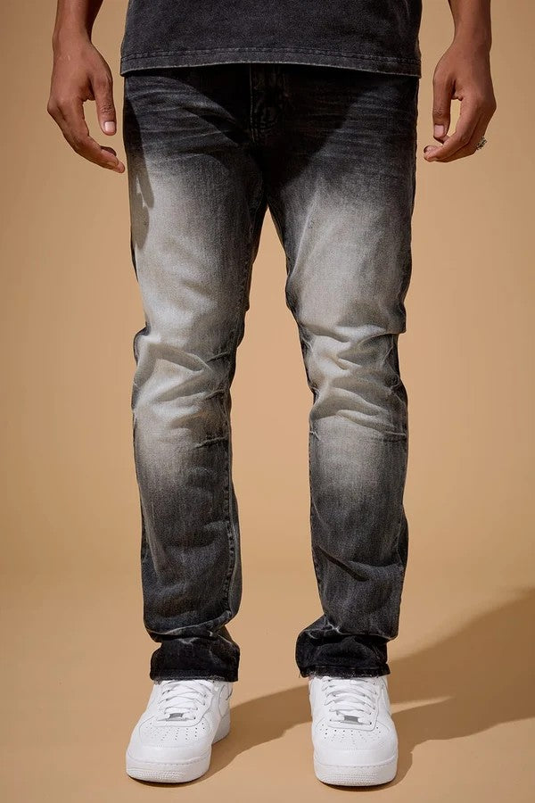 MENS JORDAN CRAIG COLLINS FIT EL NINO DENIM (BLACK SHADOW)