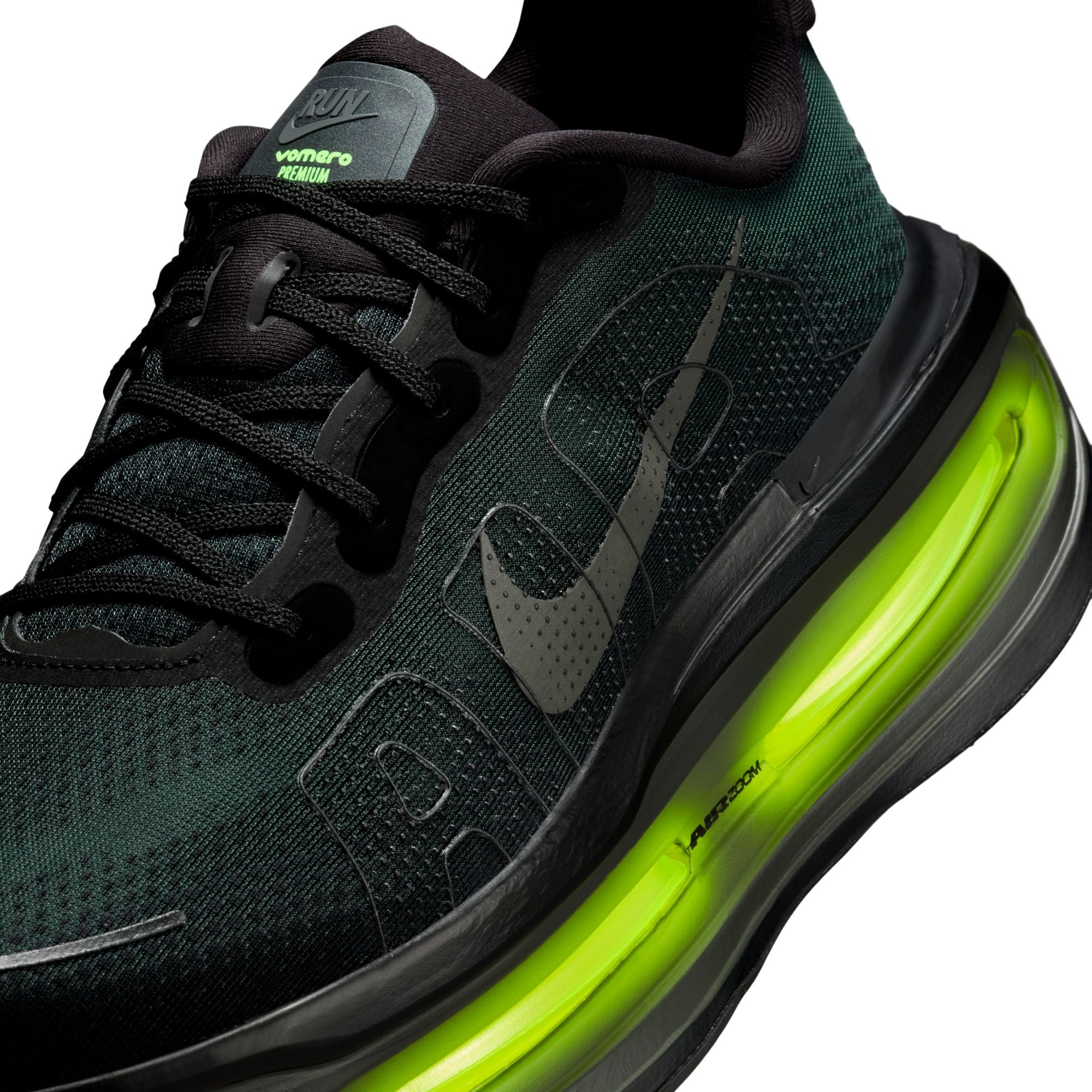 MENS NIKE VOMERO PREMIUM (BLACK/IRON GREY/ANTHRACITE/VOLT)