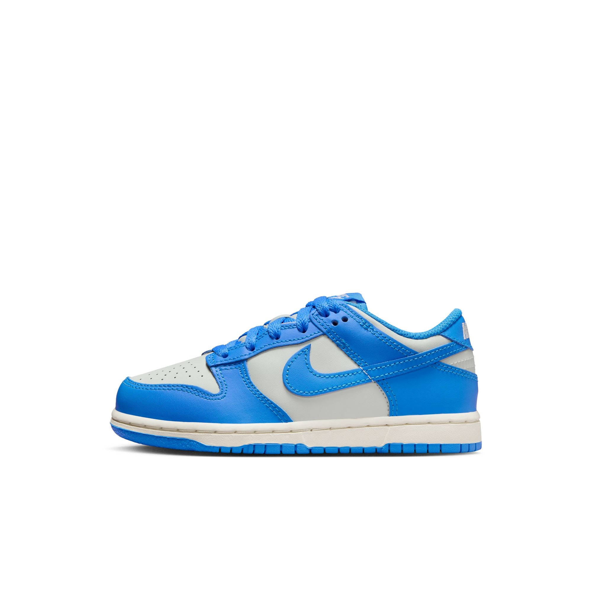 KIDS NIKE DUNK LOW PSE (LIGHT SILVER/LT PHOTO BLUE/SAIL)