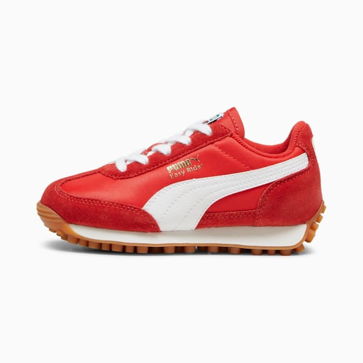 KIDS PUMA EASY RIDER VINTAGE PS (RED/WHITE)