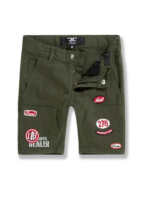 KIDS JORDAN CRAIG THE RE-UP SHORTS (DARK GREEN)