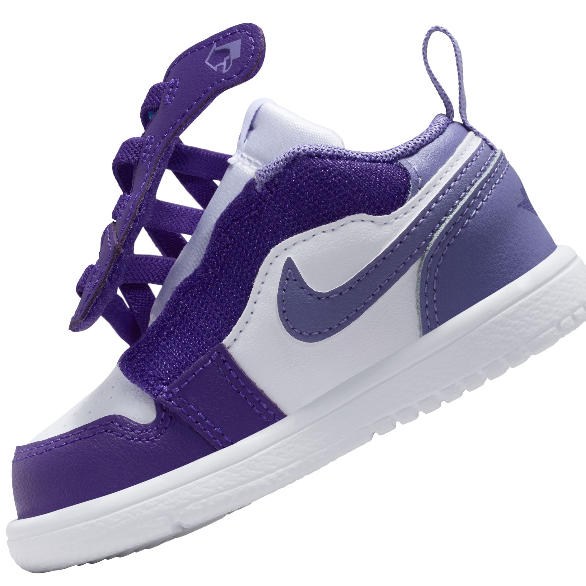 KIDS JORDAN 1 LOW ALT TD (COURT PURPLE/DUSTY AMETHYST/WHITE)