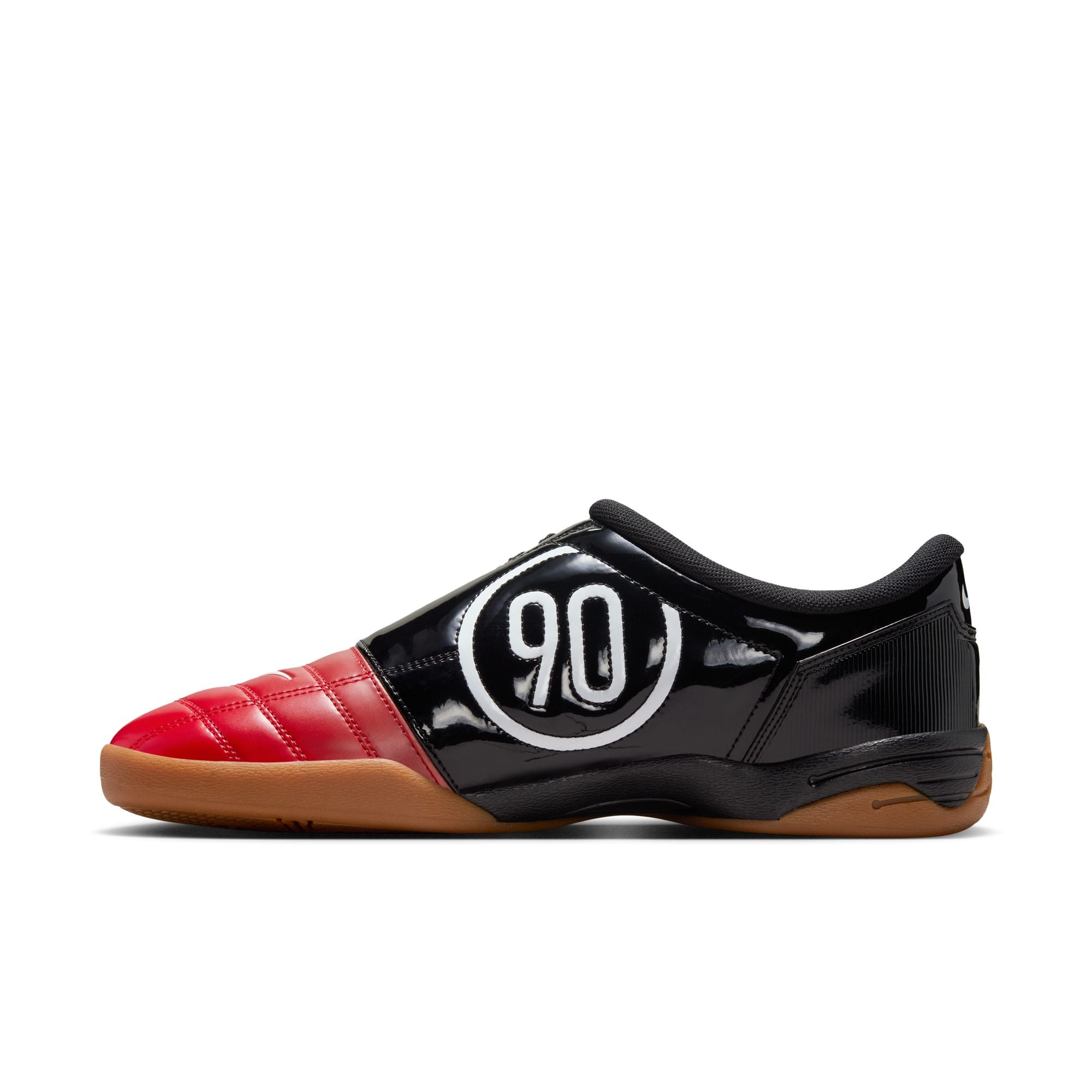 MENS NIKE TOTAL 90 (BLACK/WHITE/UNIVERSITY RED/GUM MED BROWN)