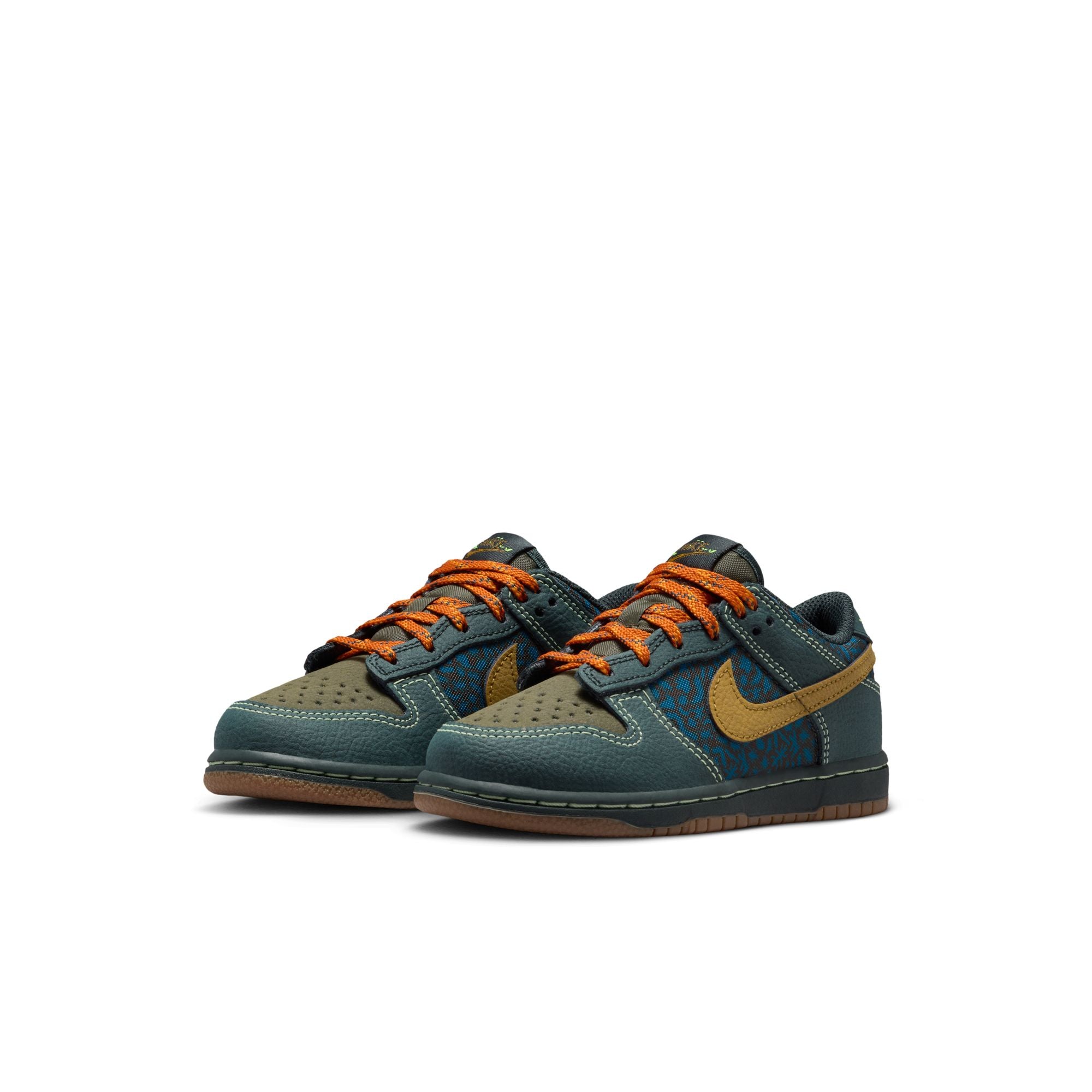 KIDS NIKE DUNK LOW PS (SEAWEED/OCHRE/CARGO KHAKI/GREEN ABYSS)