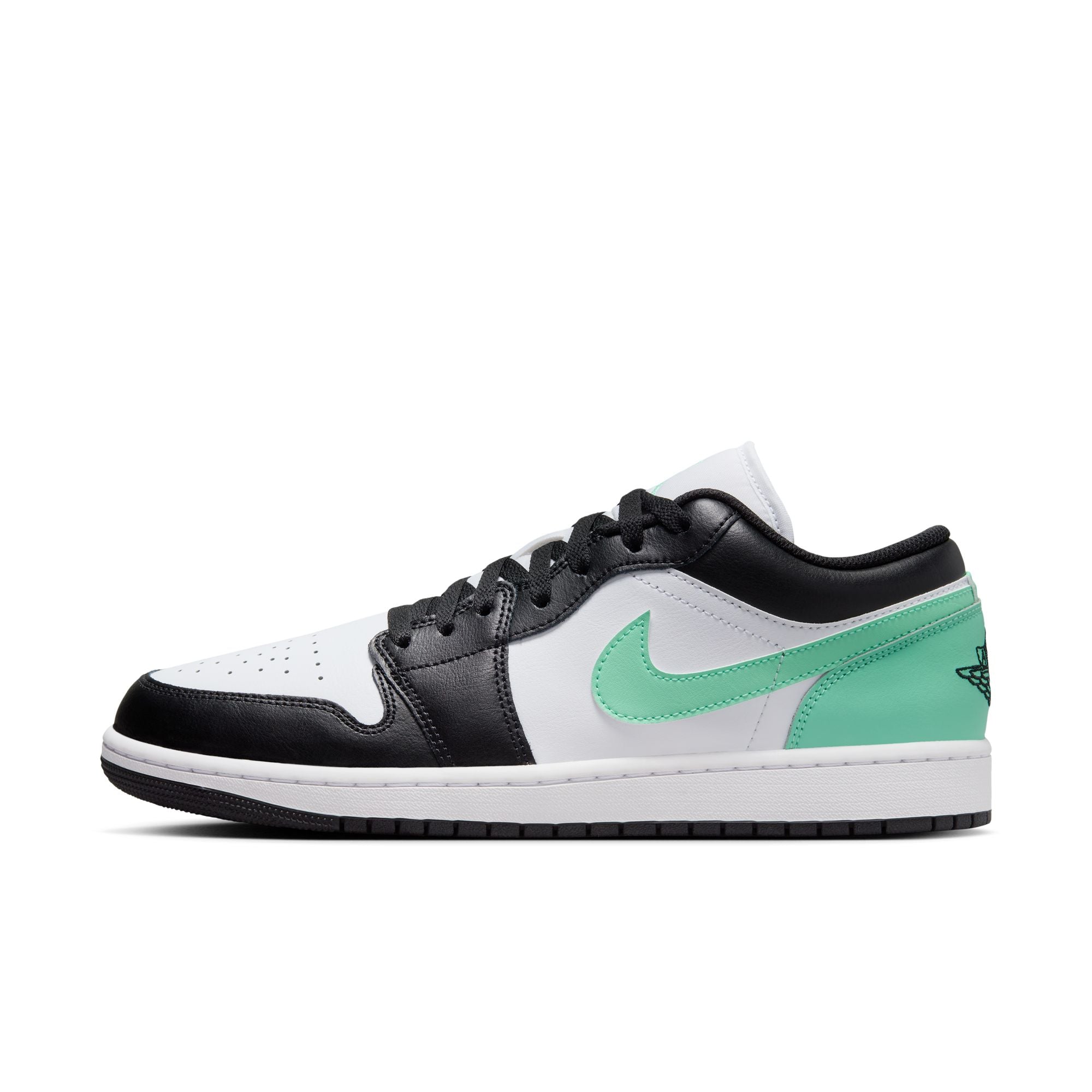 MENS AIR JORDAN 1 LOW (GREEN GLOW)