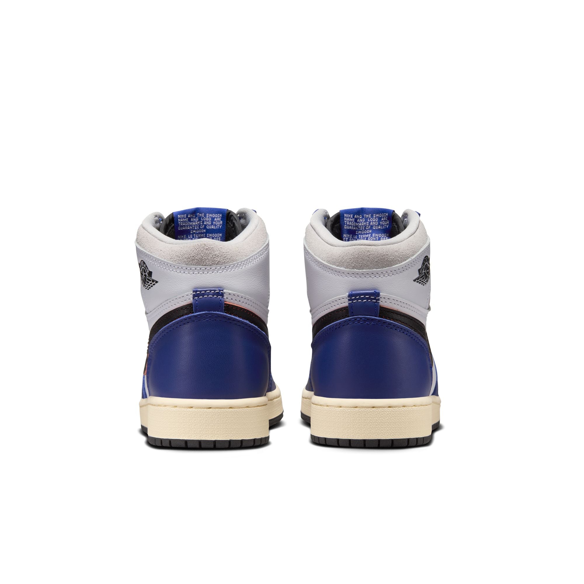 KIDS AIR JORDAN 1 RETRO HIGH OG RARE AIR GS (DEEP ROYAL BLUE)