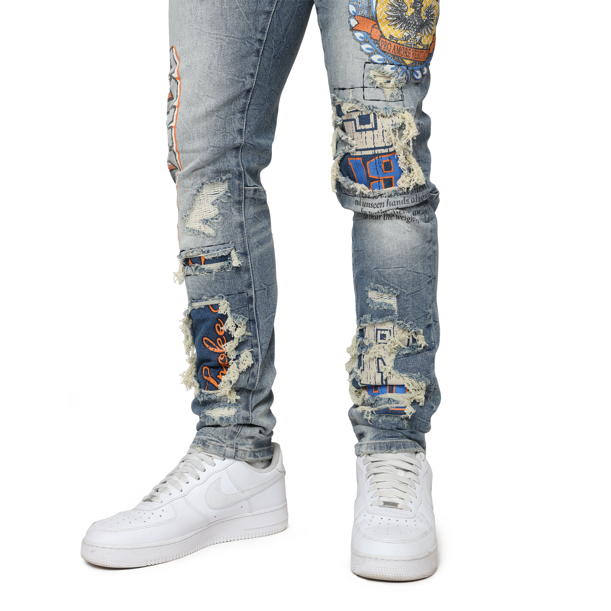 MENS SMOKE RISE MAGNIFICENCE JEAN (HEARST BLUE)