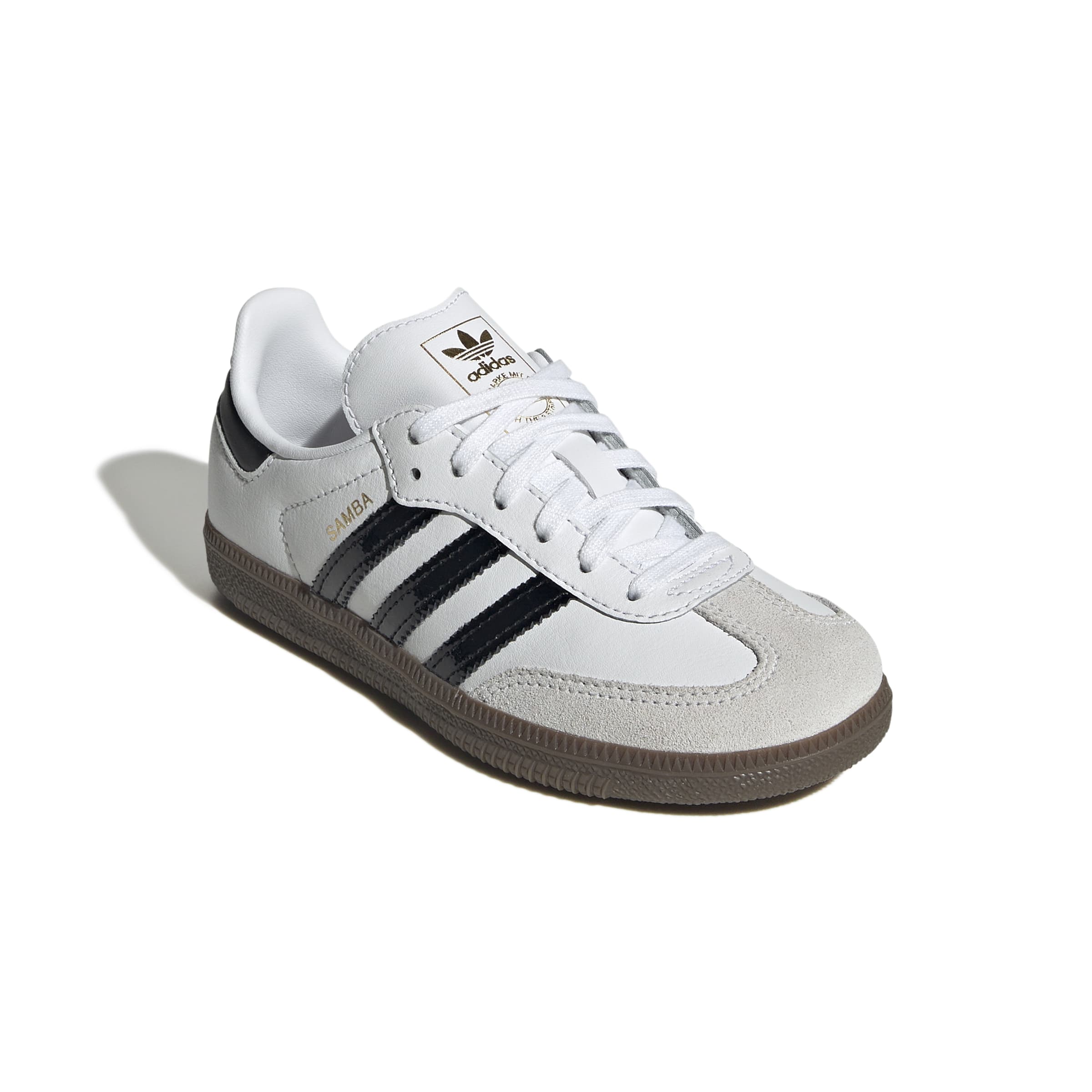 KIDS ADIDAS SAMBA OG C (CLOUD WHITE / CORE BLACK / GUM)