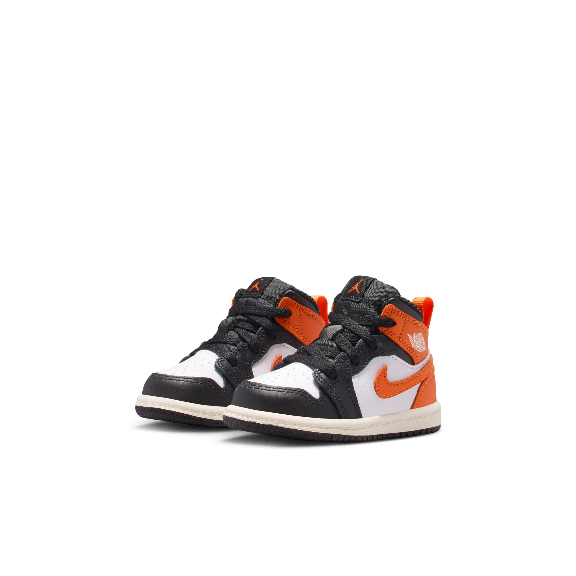 KIDS JORDAN 1 MID TD (STARFISH/BLACK/WHITE/SAIL)