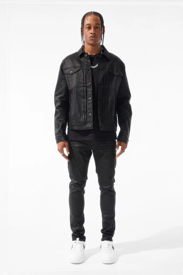 MENS JORDAN CRAIG SEAN FIT SMOOTH CRIMINAL DENIM (JET BLACK)