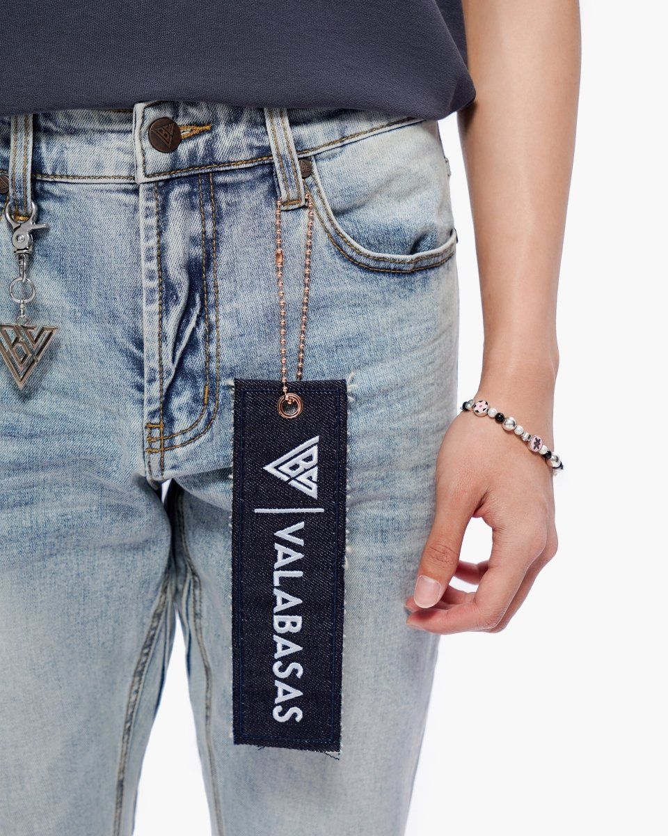 MENS VALABASAS "MR.STACKED" JEAN (DENIM BLUE)
