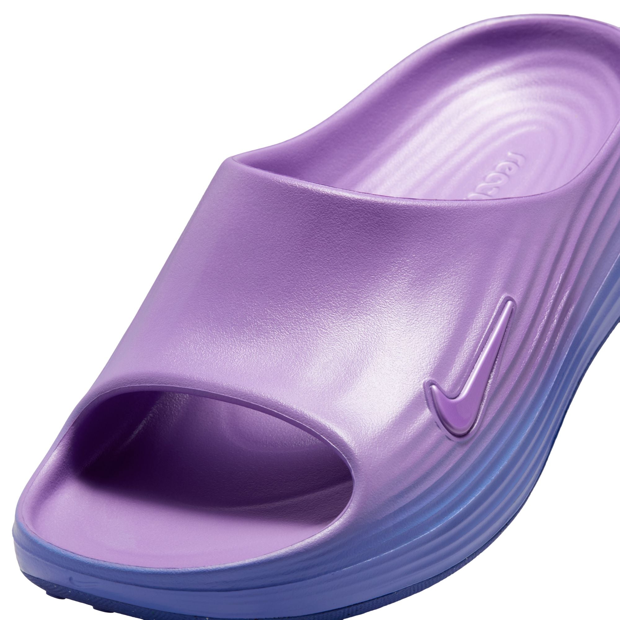 WOMENS NIKE REACTX REJUVEN8 SLIDE (BRIGHT VIOLET/SAPPHIRE)