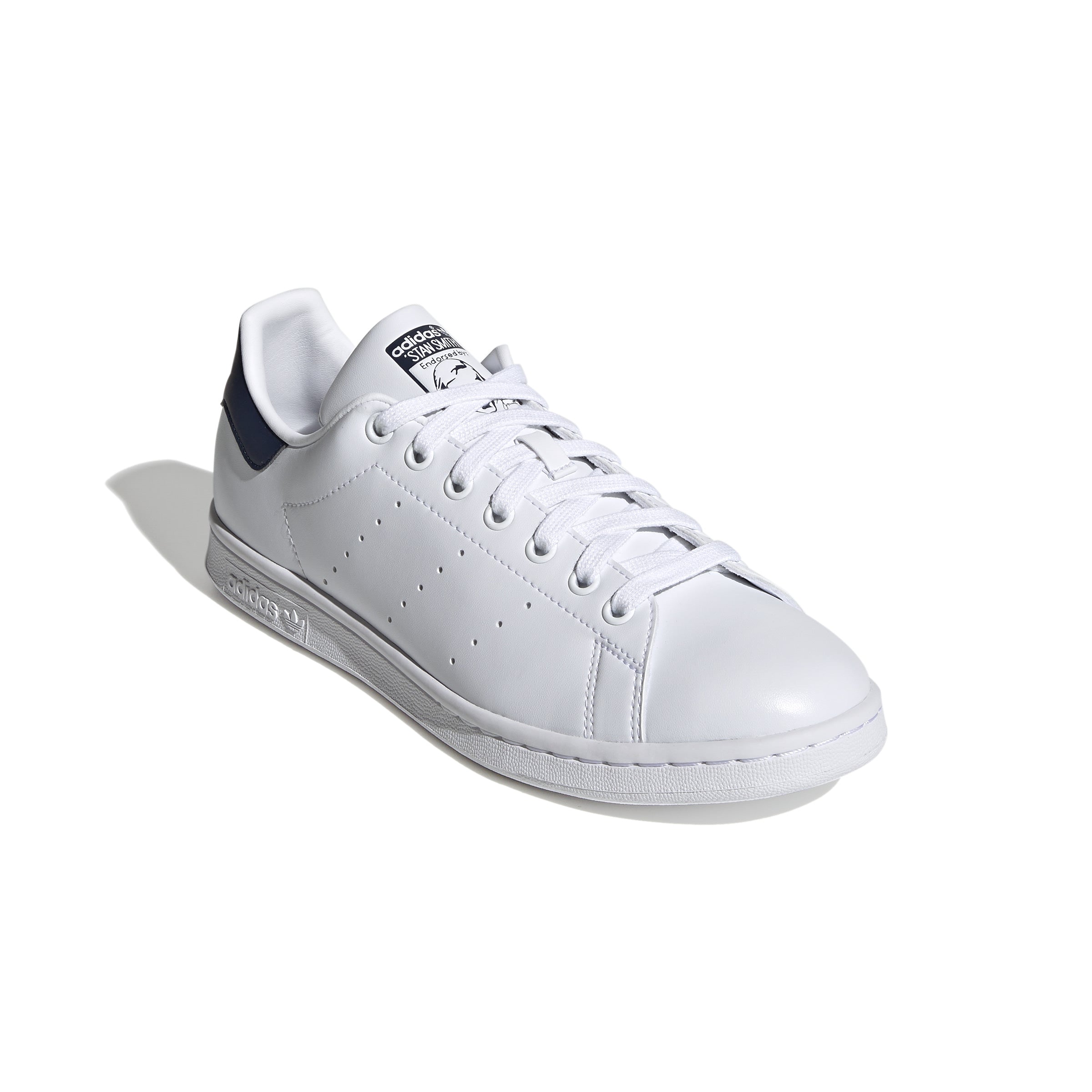 Men's Adidas STAN SMITH (Cloud White / Cloud White / Collegiate Navy)