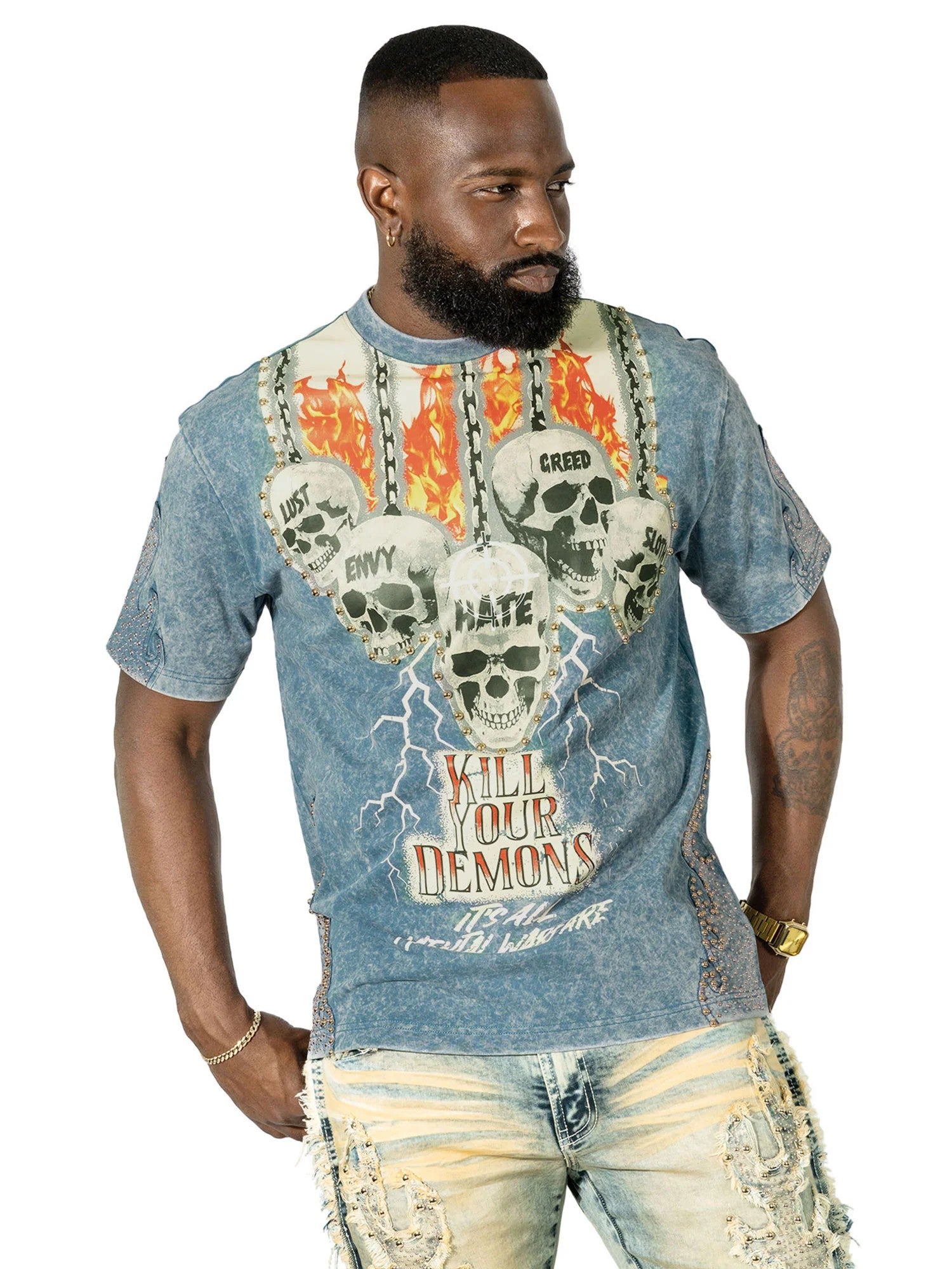MENS MAKOBI TESORO T-SHIRT (VINTAGE)