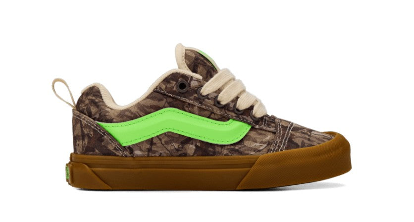 KIDS VANS KNU SKOOL PS CAMO (GREEN GECKO)