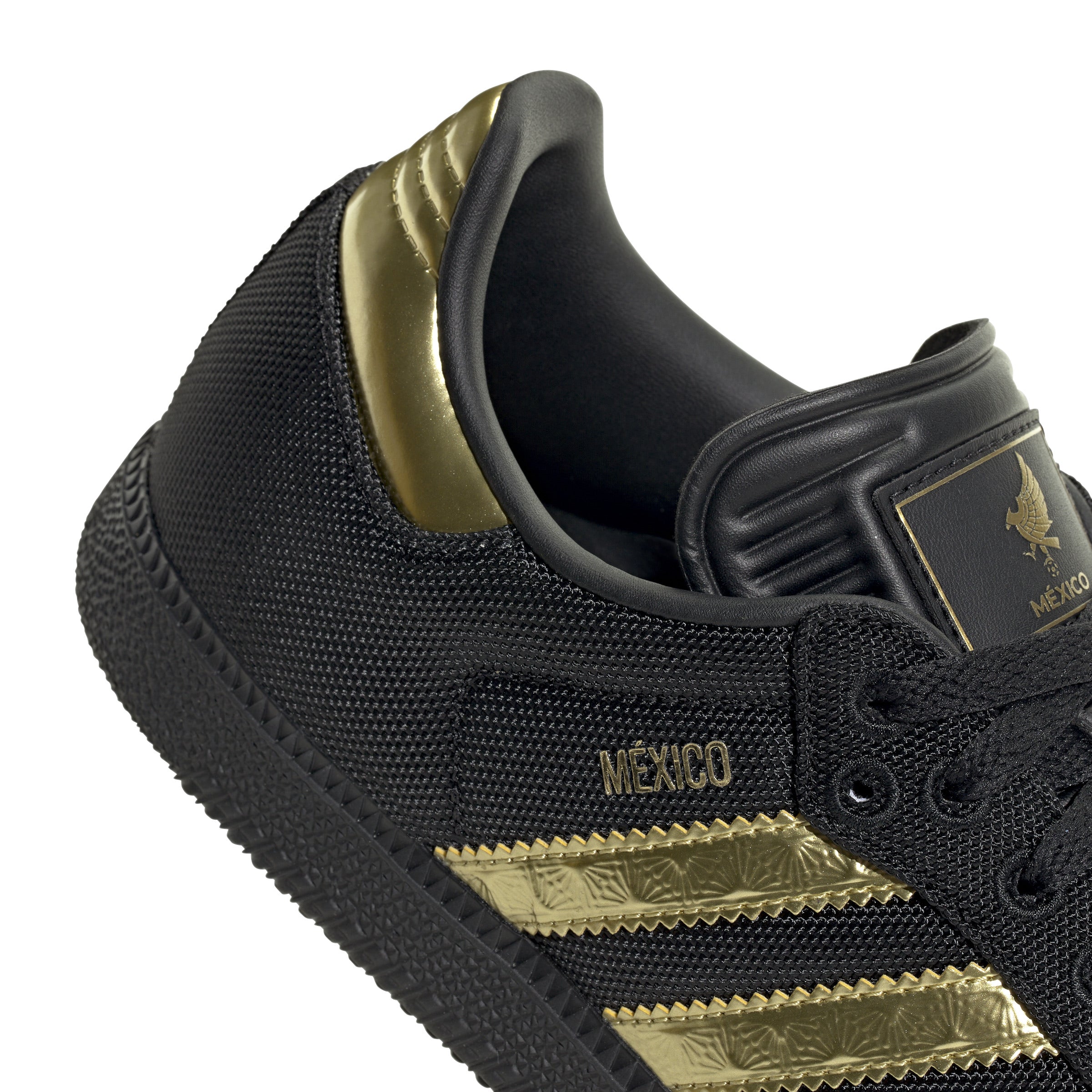 MENS ADIDAS SAMBA MEXICO (BLACK/GOLD)