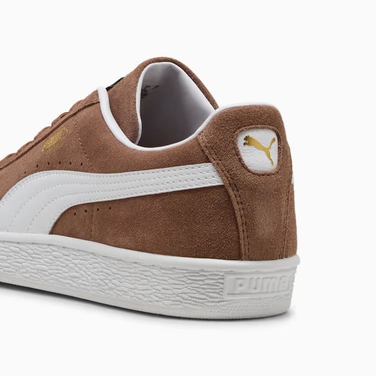 MENS PUMA SUEDE CLASSIC (HAUTE COFFEE-PUMA WHITE)