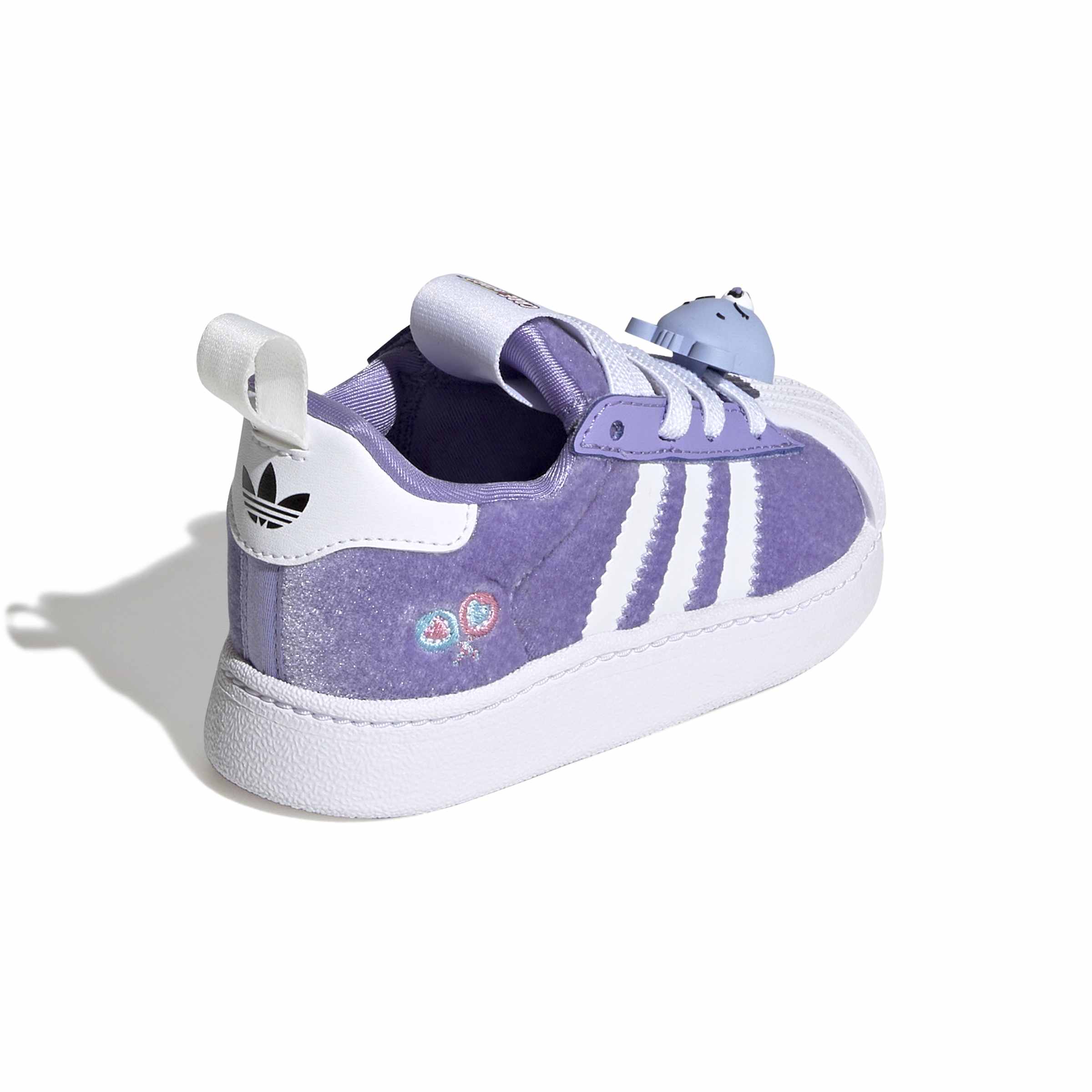 KIDS ADIDAS CARE BEARS QUICKON SUPERSTAR INFANT (LIGHT PURPLE / CLOUD WHITE / CORE BLACK)