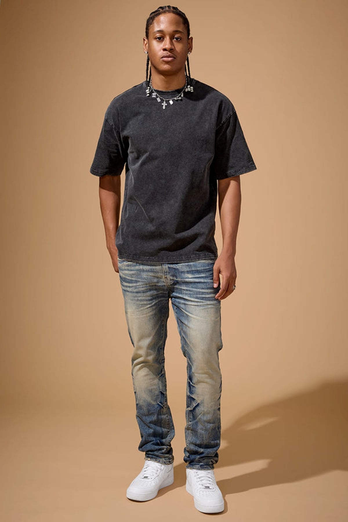 MENS JORDAN CRAIG COLLINS FIT WINDSTORM DENIM (DEATH VALLEY)