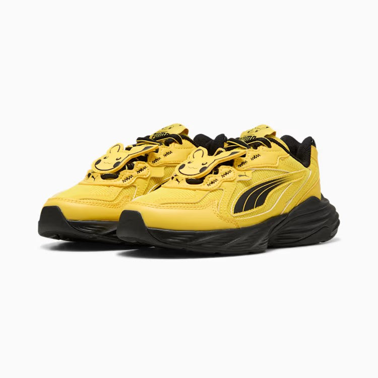 KIDS PUMA X POKÉMON FADE PIKACHU PS (ENERGIZING YELLOW-PUMA BLACK)