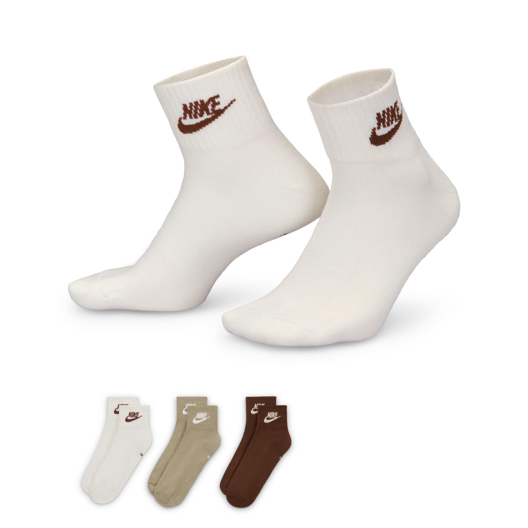 UNISEX NIKE NSW EVERYDAY ESSENTIAL ANKLE SOCKS (MULTI-COLOR)
