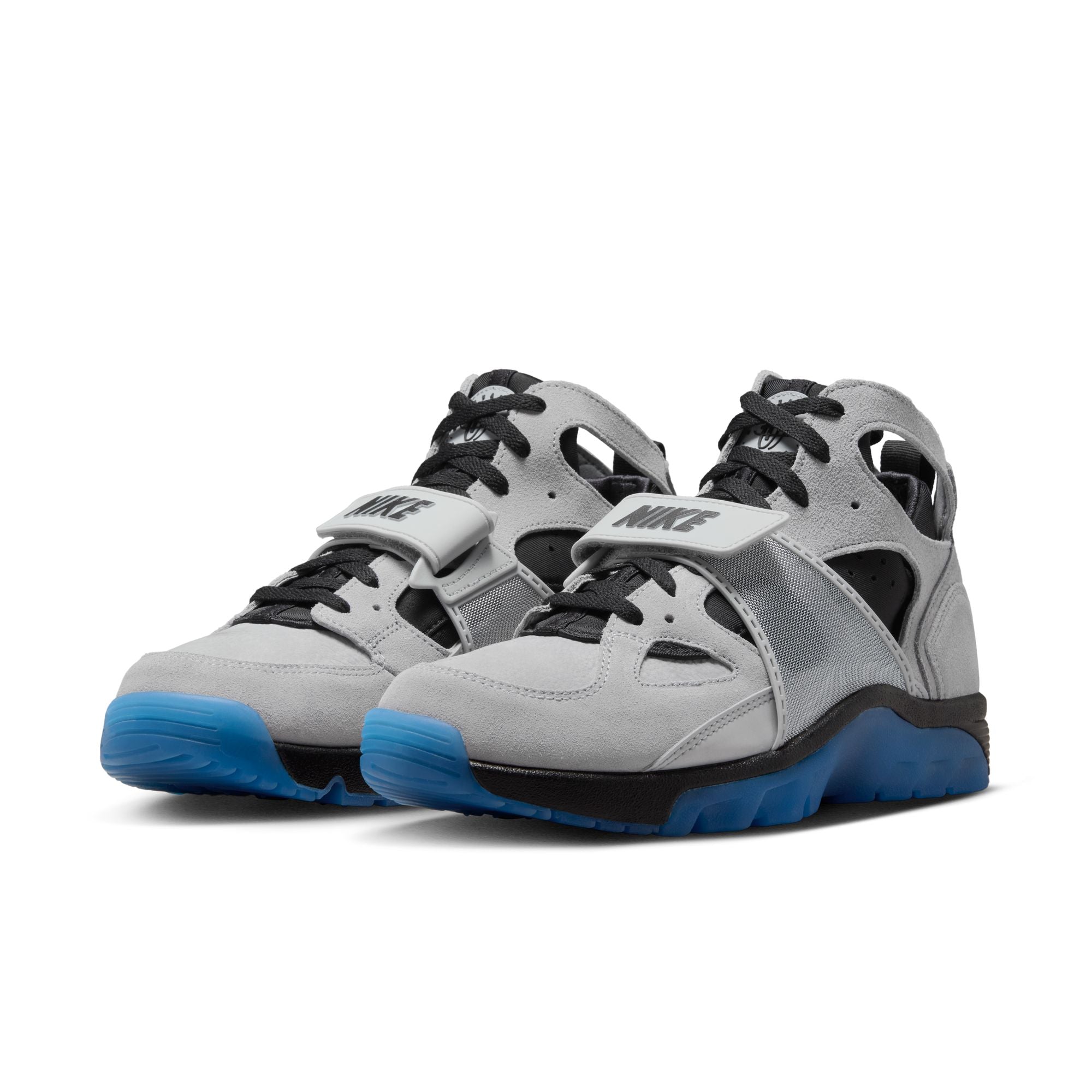 MENS NIKE AIR TRAINER HUARACHE (WOLF GREY/STAR BLUE/BLACK)