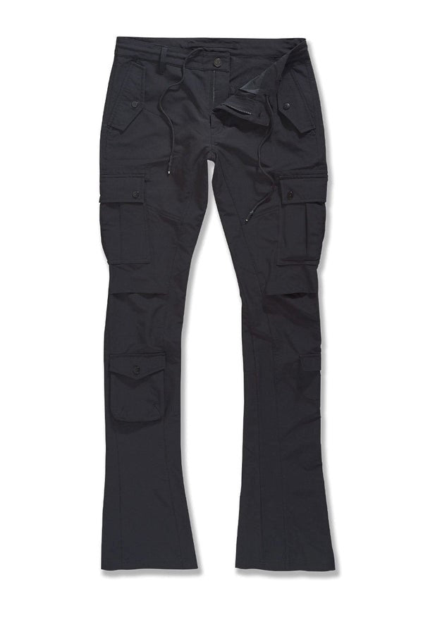 MENS JORDAN CRAIG MARTIN STACKED RODEO CARGO PANT (BLACK)