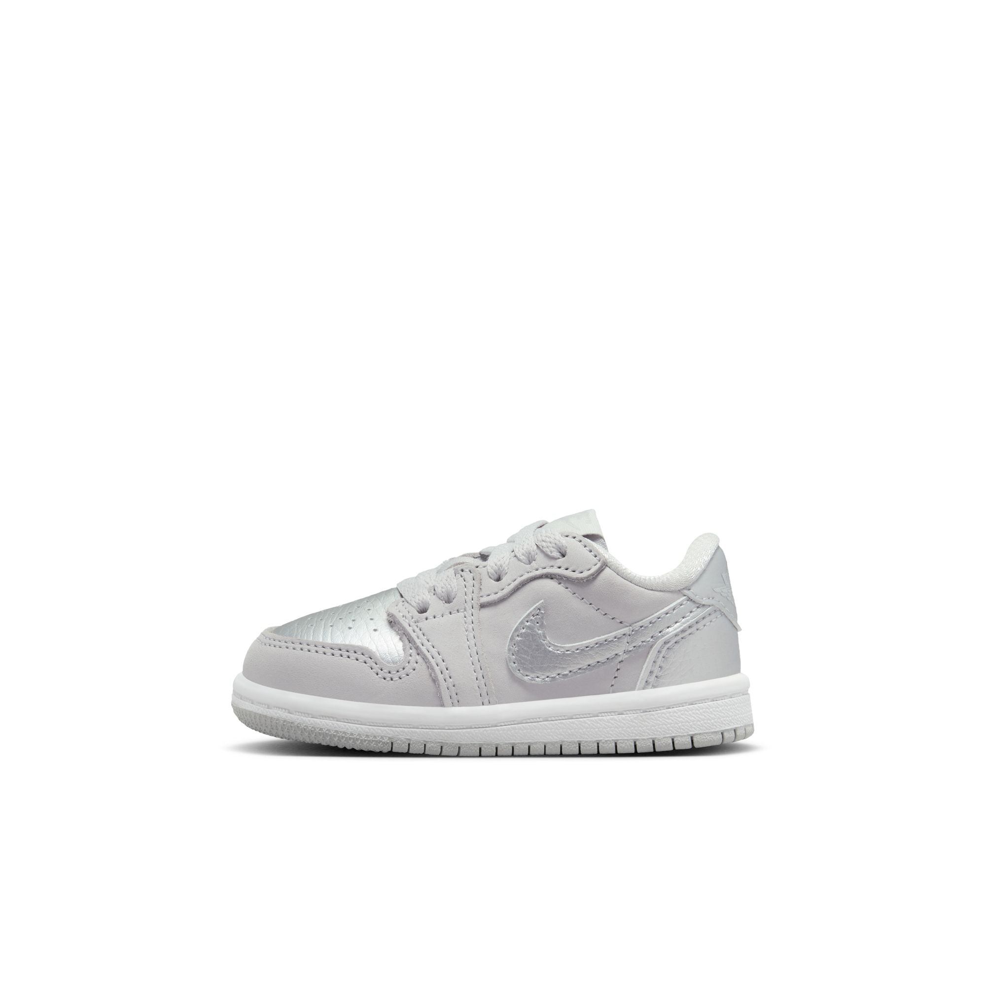 KIDS JORDAN 1 RETRO LOW OG TD (METALLIC SILVER)