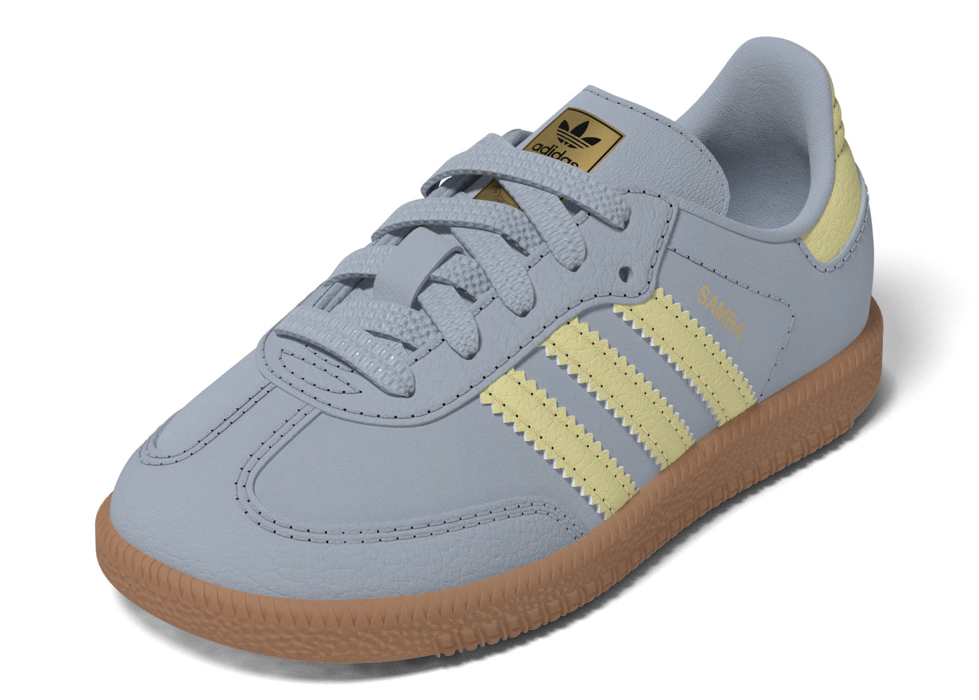 KIDS ADIDAS SAMBA EL I (WONDER BLUE/ YELLOW)