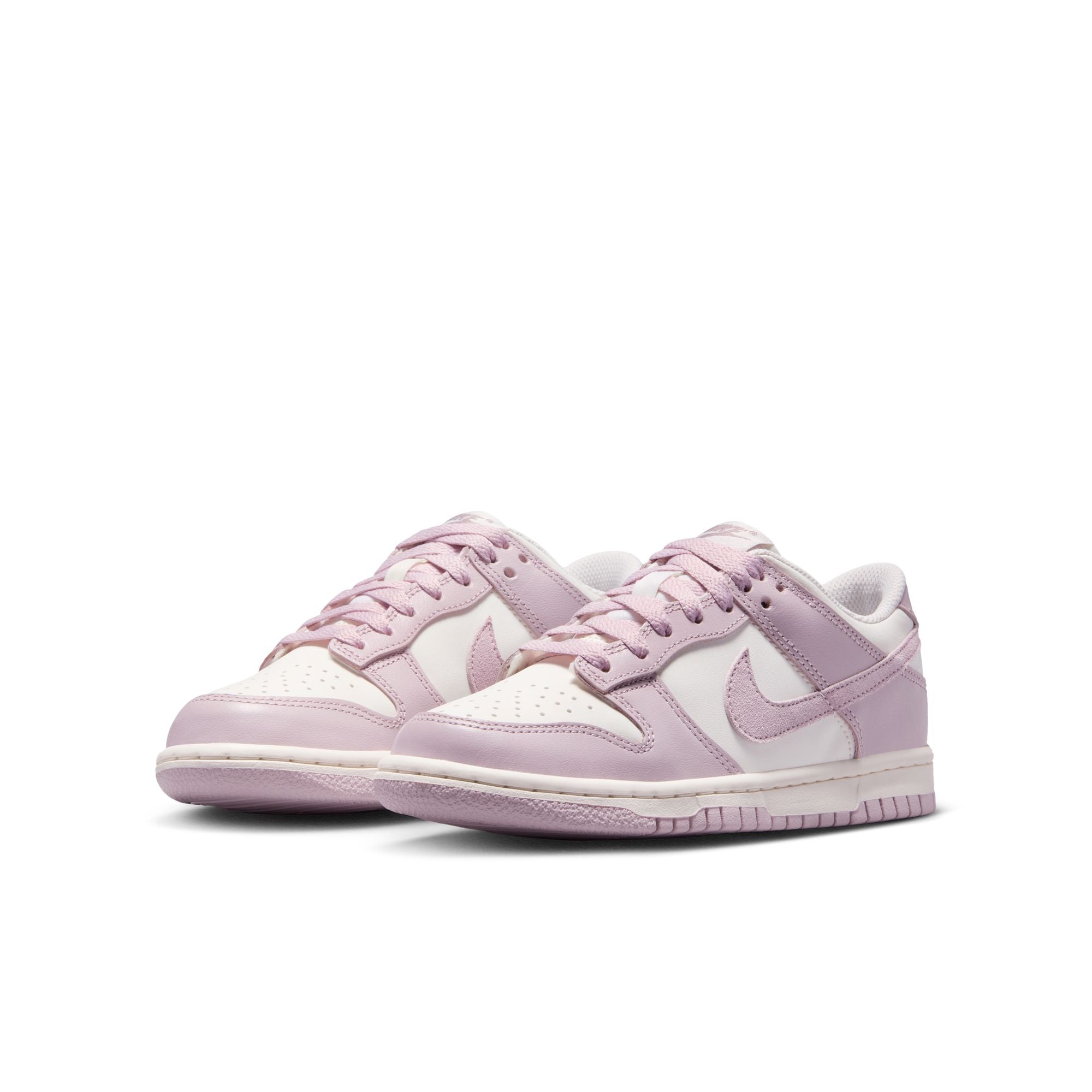 KIDS NIKE DUNK LOW GS (SAIL/PARTICLE ROSE/ENIGMA STONE)