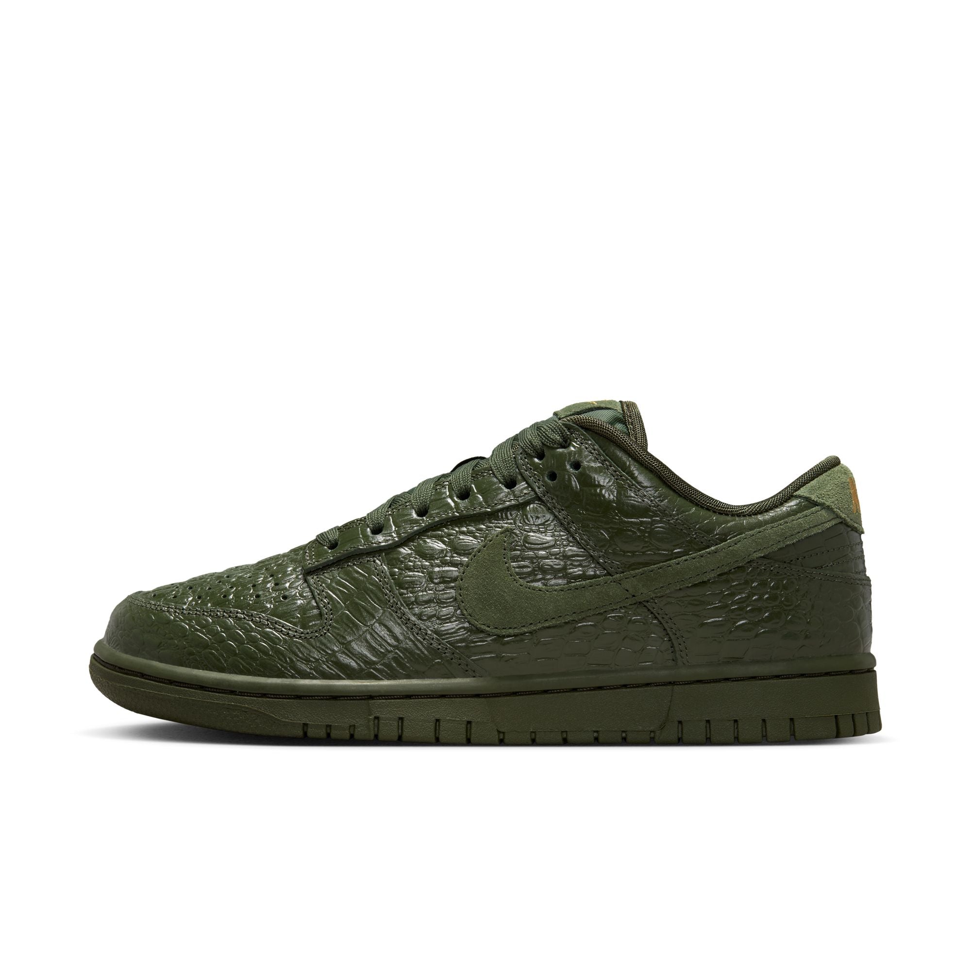 WOMENS NIKE DUNK LOW SS (GREEN CROC)