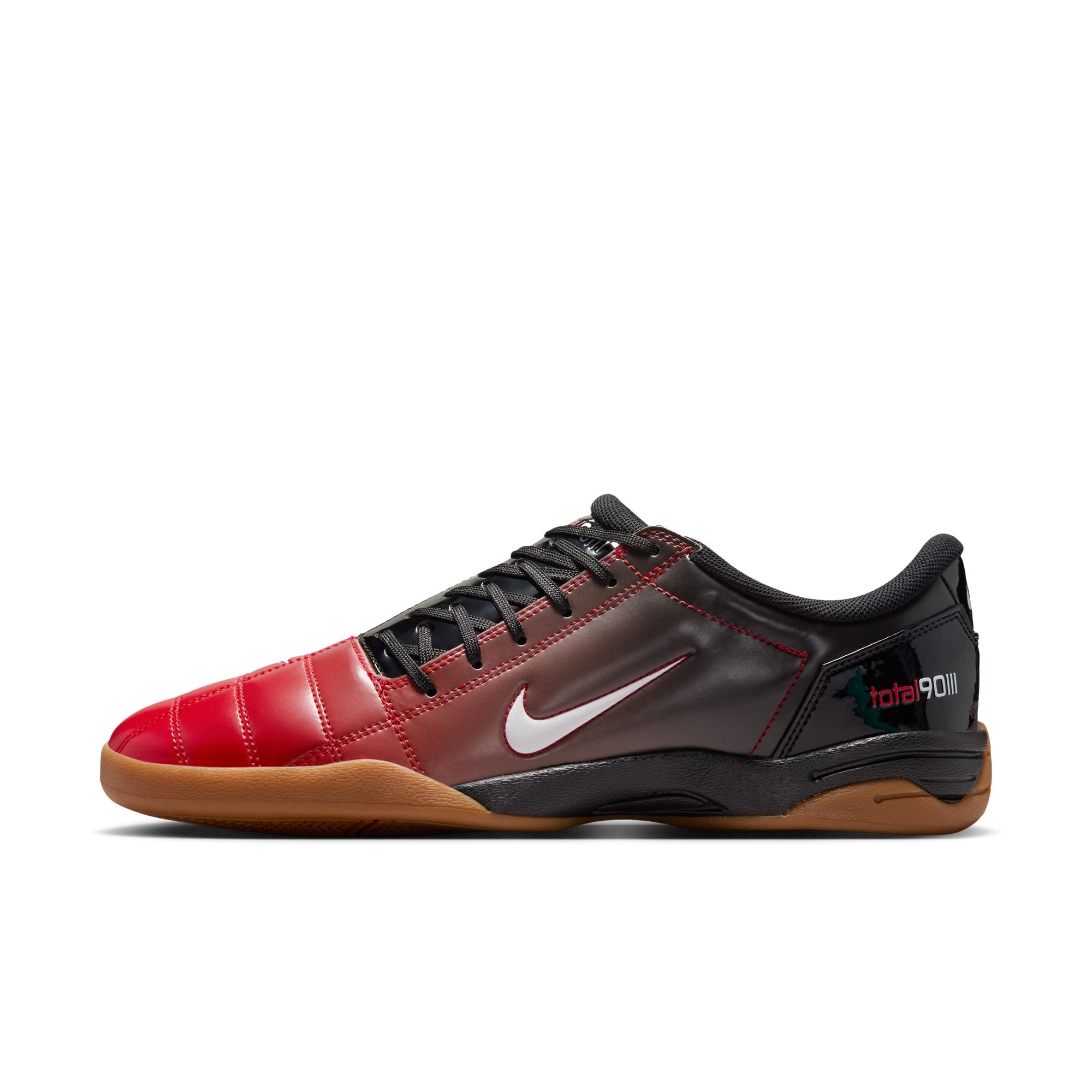 MENS NIKE TOTAL 90 (BLACK/WHITE/UNIVERSITY RED/GUM MED BROWN)