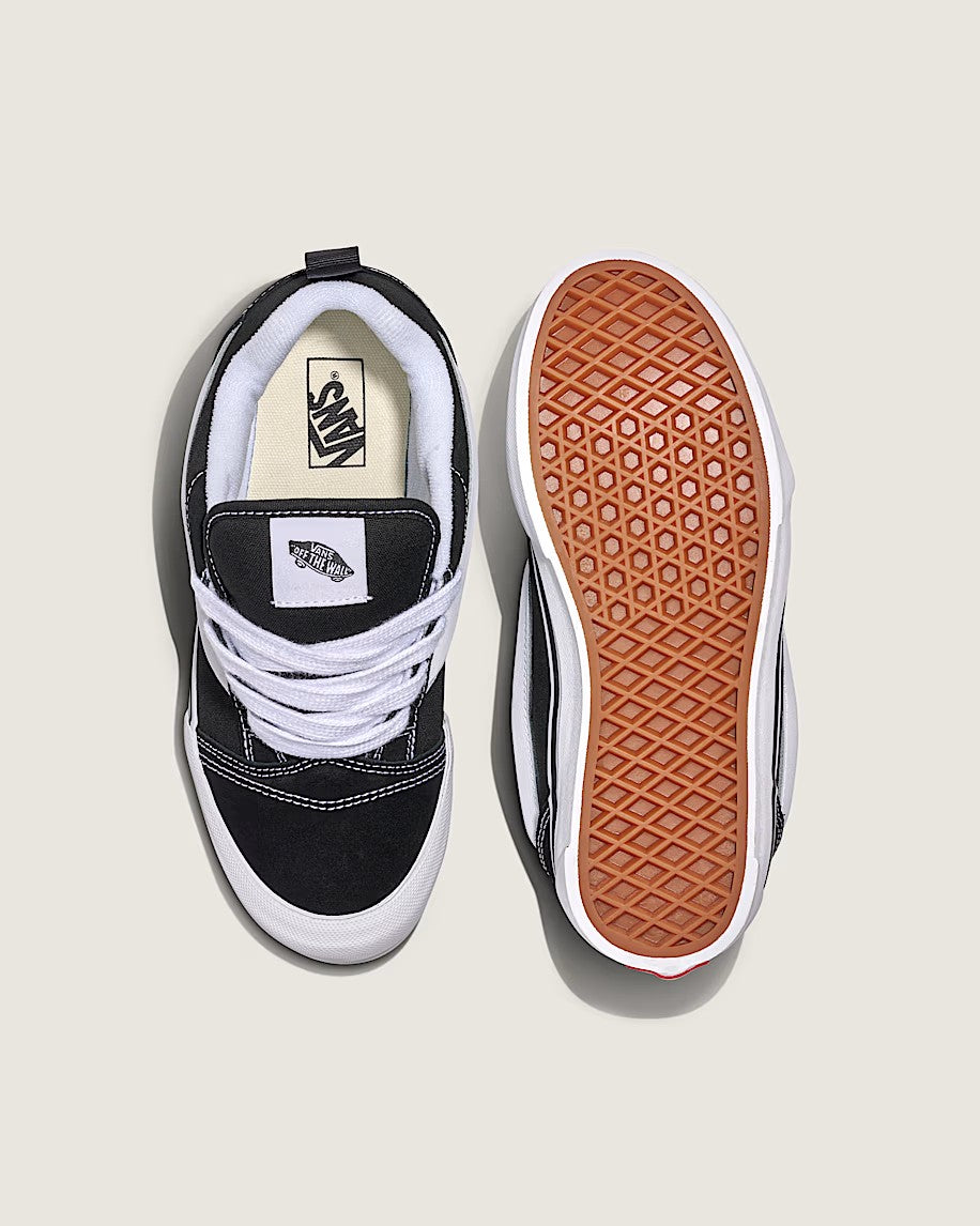 KIDS KNU SKOOL SUEDE SHOE J (BLACK/WHITE)