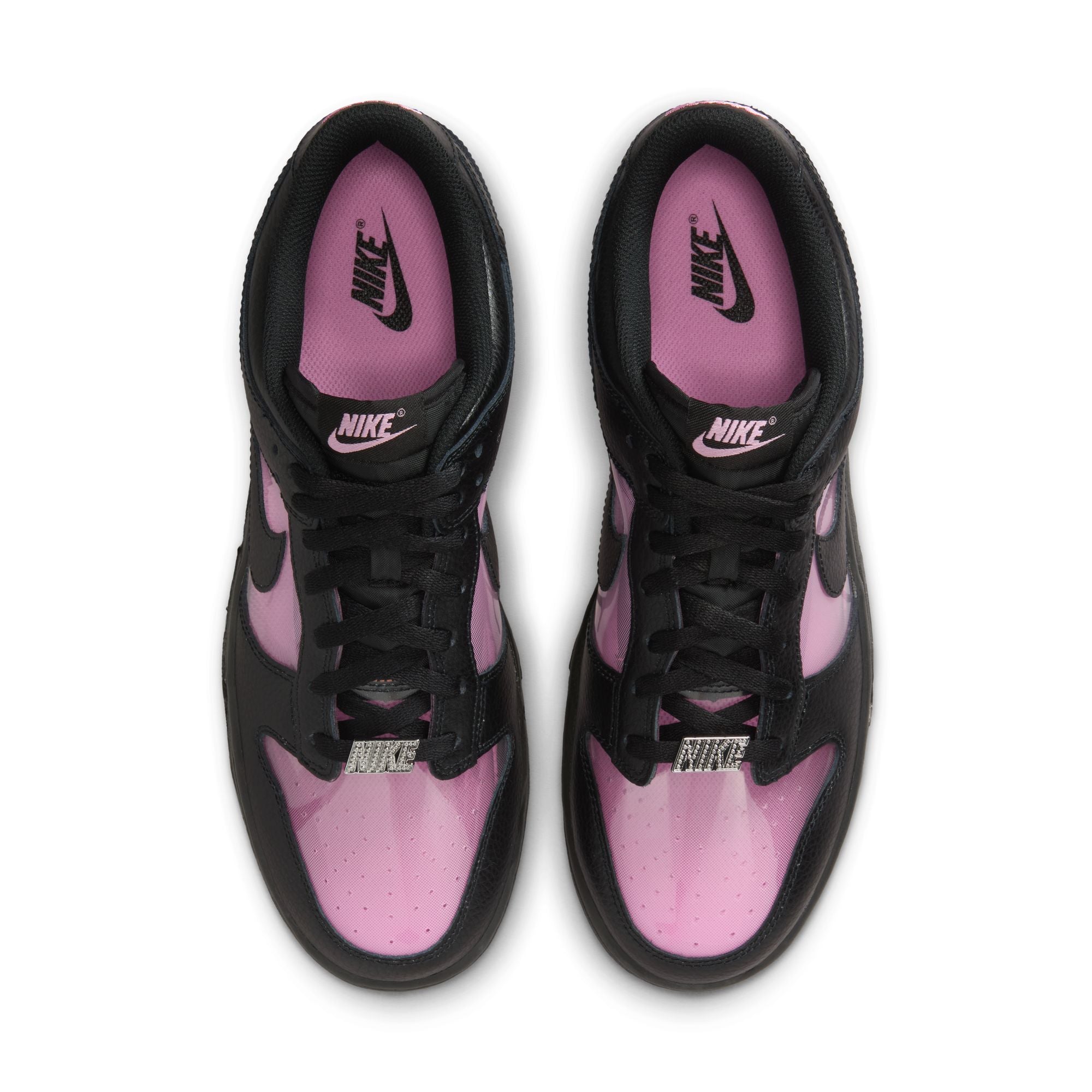 MENS NIKE DUNK LOW RETRO PREMIUM (PINK RISE/BLACK)