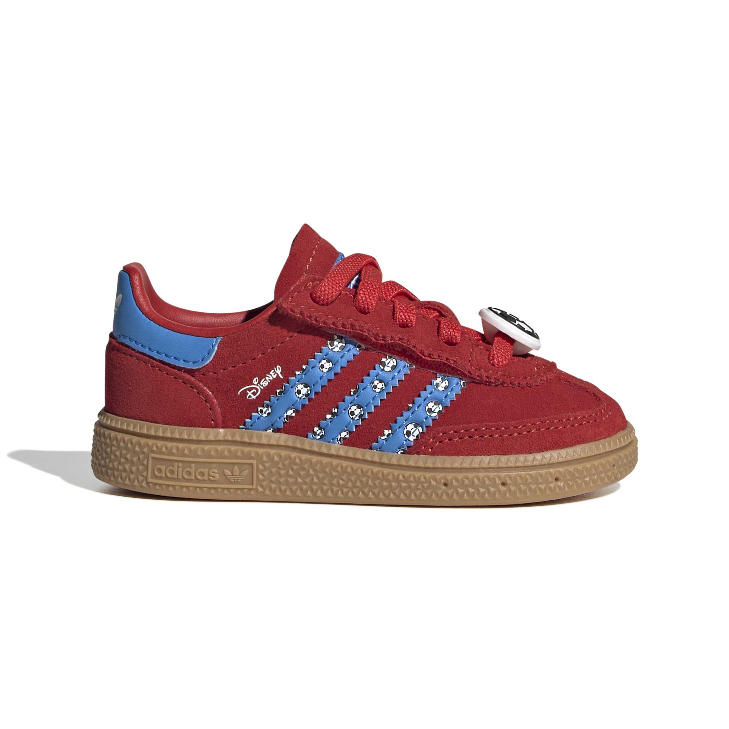 KIDS ADIDAS DISNEY X HANDBALL SPEZIAL CF EL I (RED LUCID/RAY BLUE)