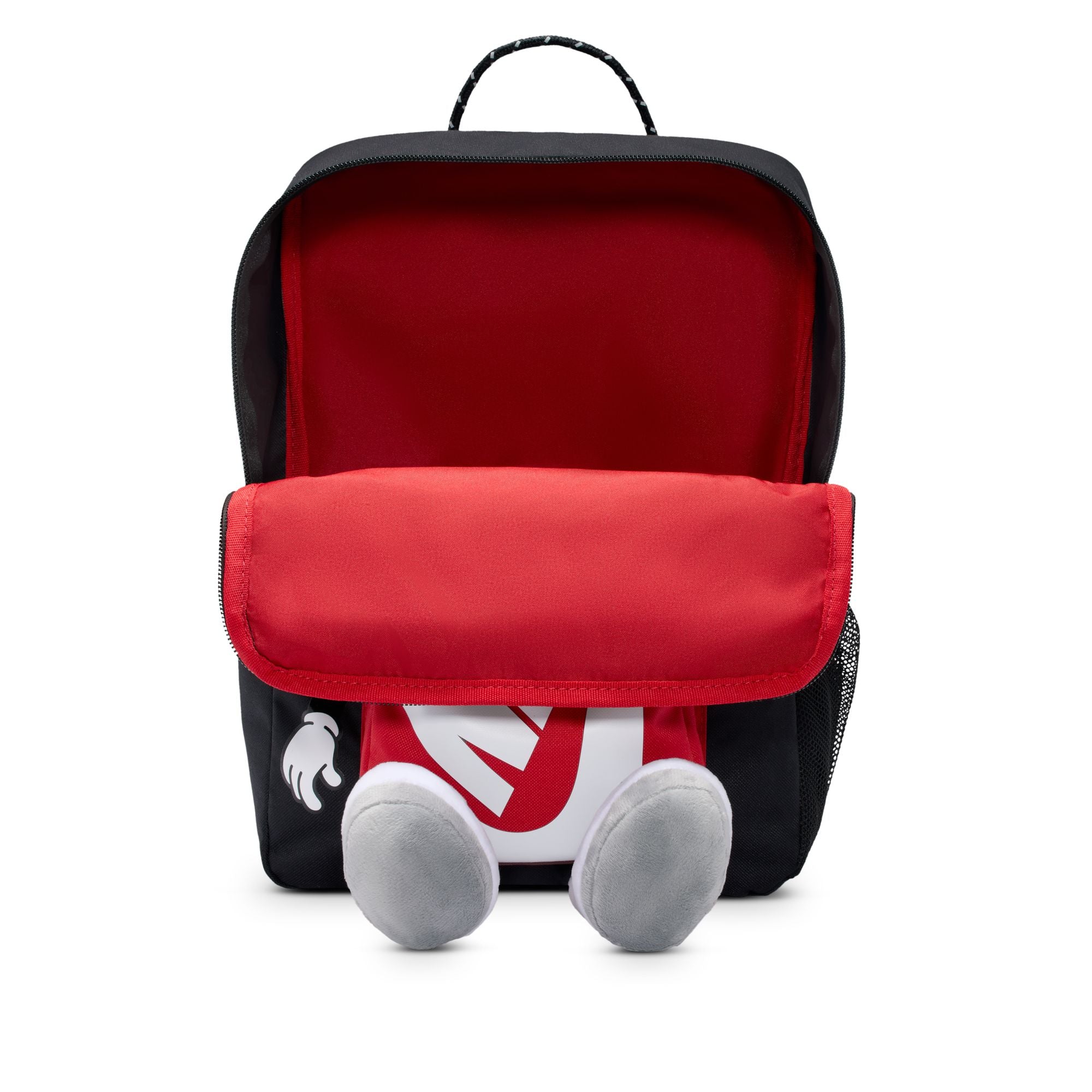 YOUTH NIKE BOXY BACKPACK (BLACK/UNIVERSITY RED/WHITE)