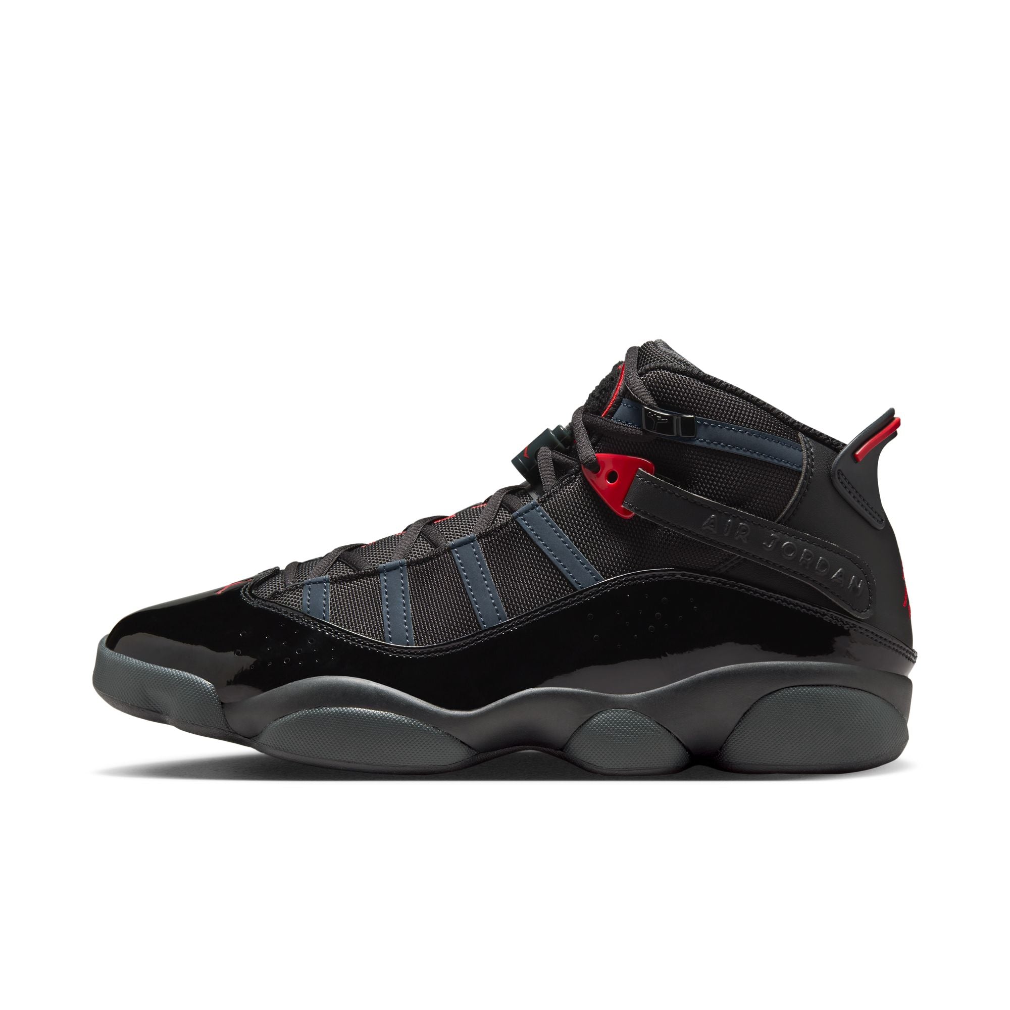 MENS JORDAN 6 RINGS (BLACK/FIRE RED/ANTHRACITE)