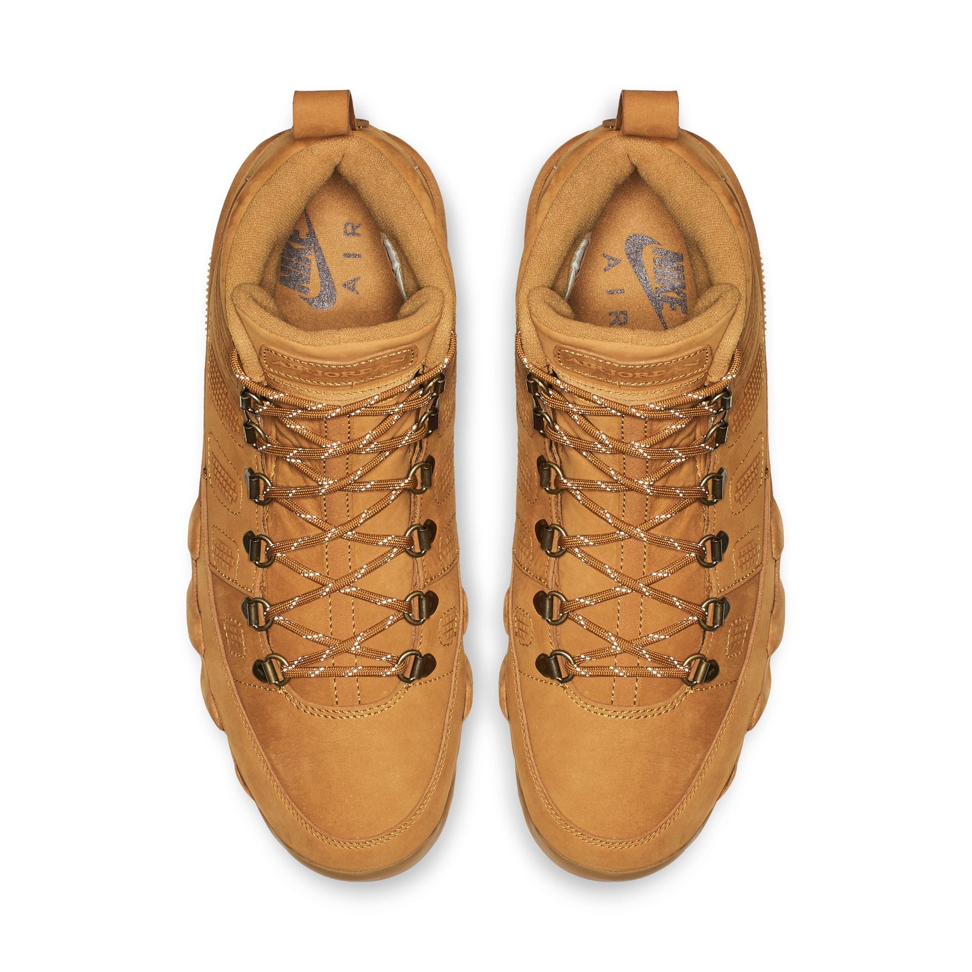 MENS AIR JORDAN 9 RETRO BOOT NRG (WHEAT/BAROQUE BROWN)
