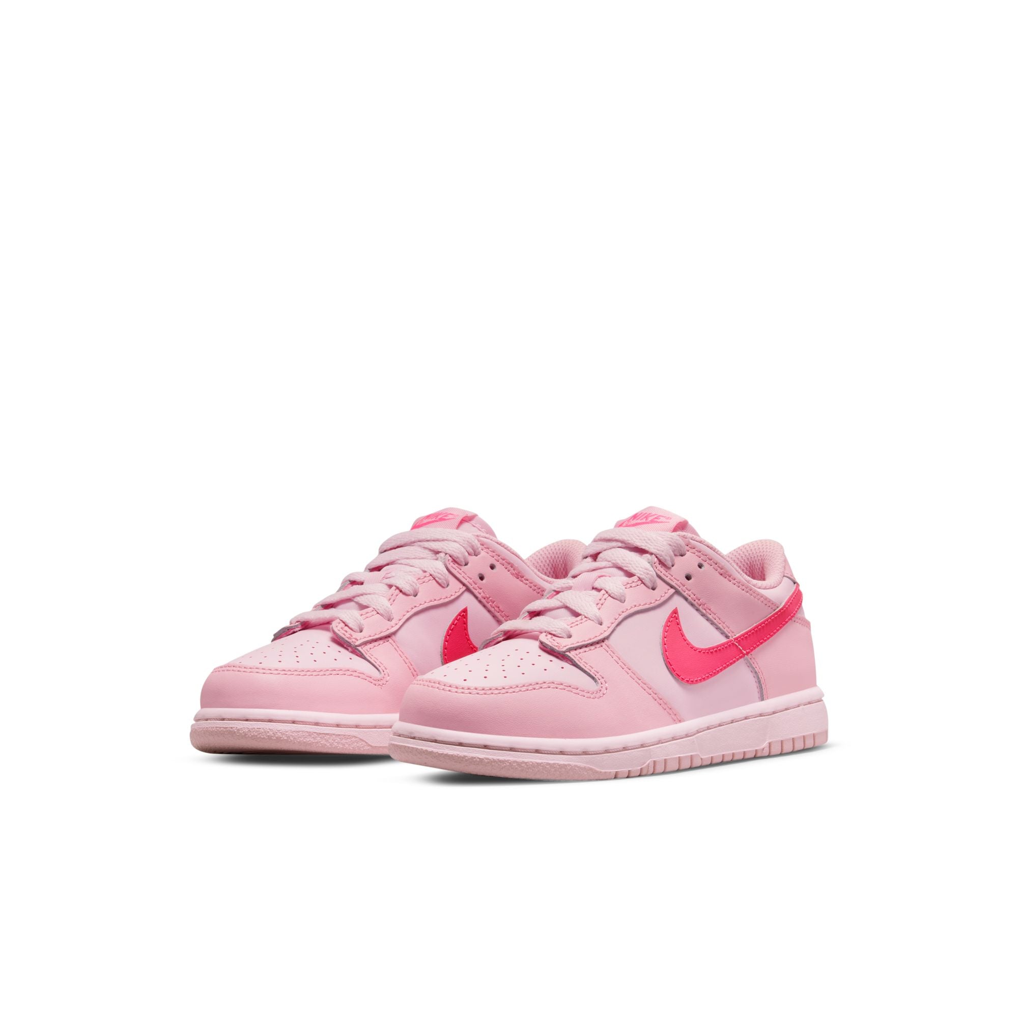 KIDS NIKE DUNK LOW PS (MED SOFT PINK/PINK FOAM/HYPER PINK)