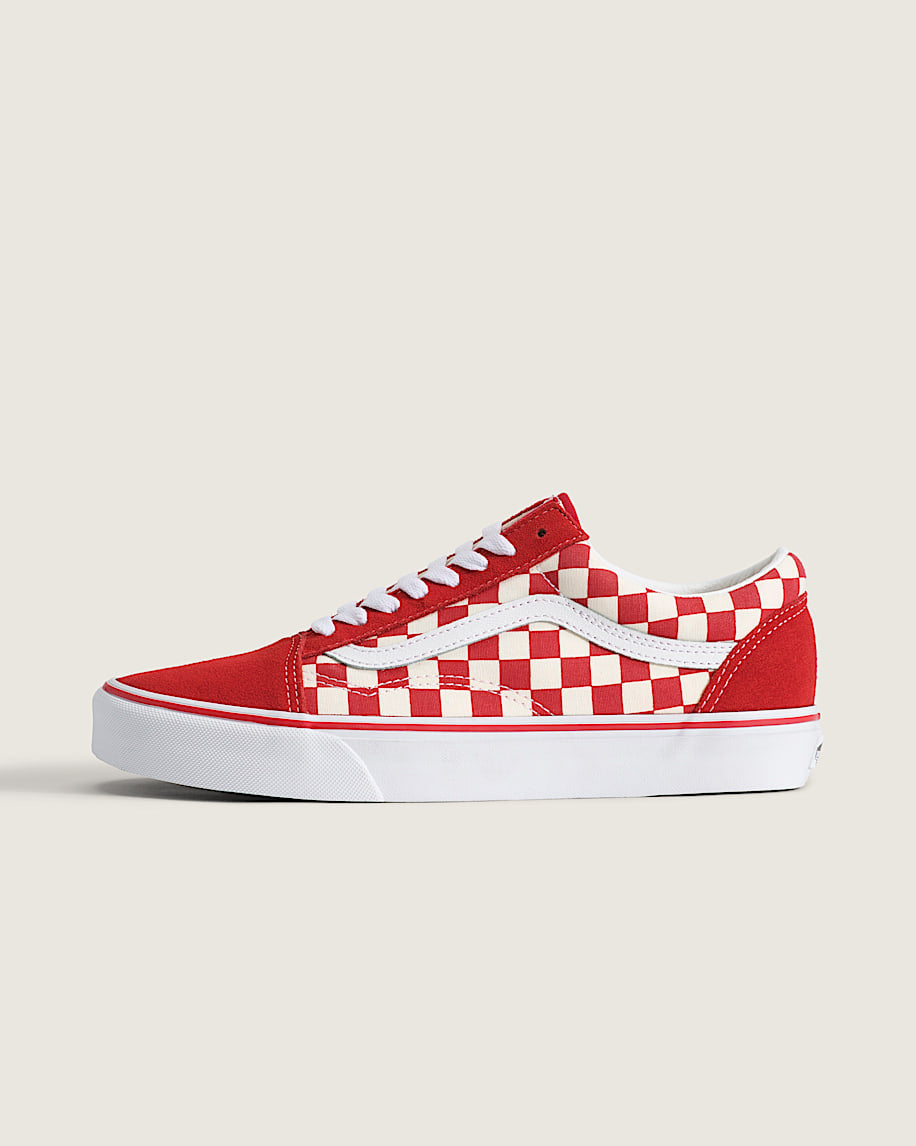 Vans Old Skool Checkerboard (Racing Red)