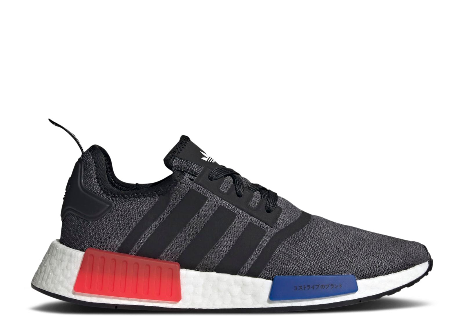 adidas Originals Men's NMD_R1 Shoes, Size 9, Black/Blue/Red