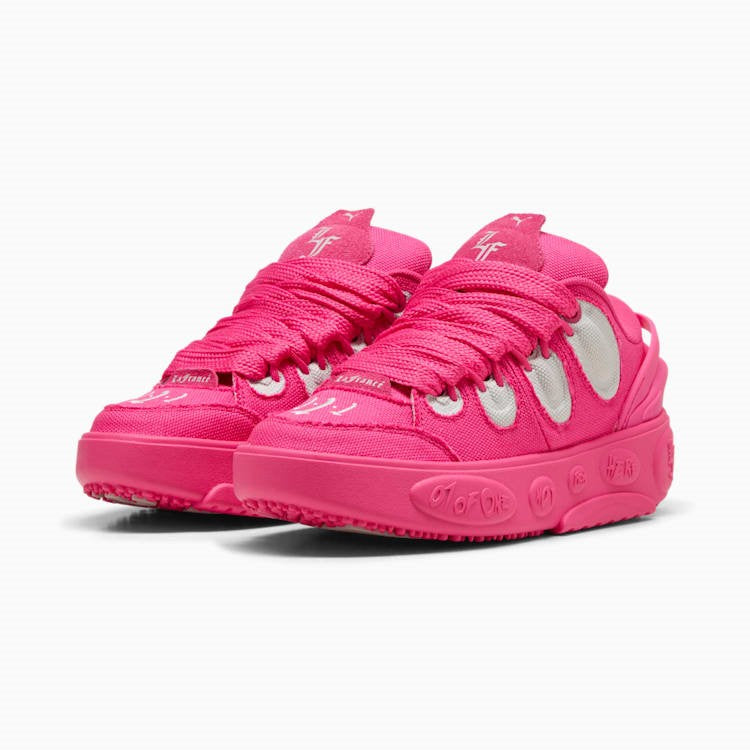 KIDS PUMA LA FRANCE PINK CARPET JR (GLOWING PINK/GLACIAL GRAY)