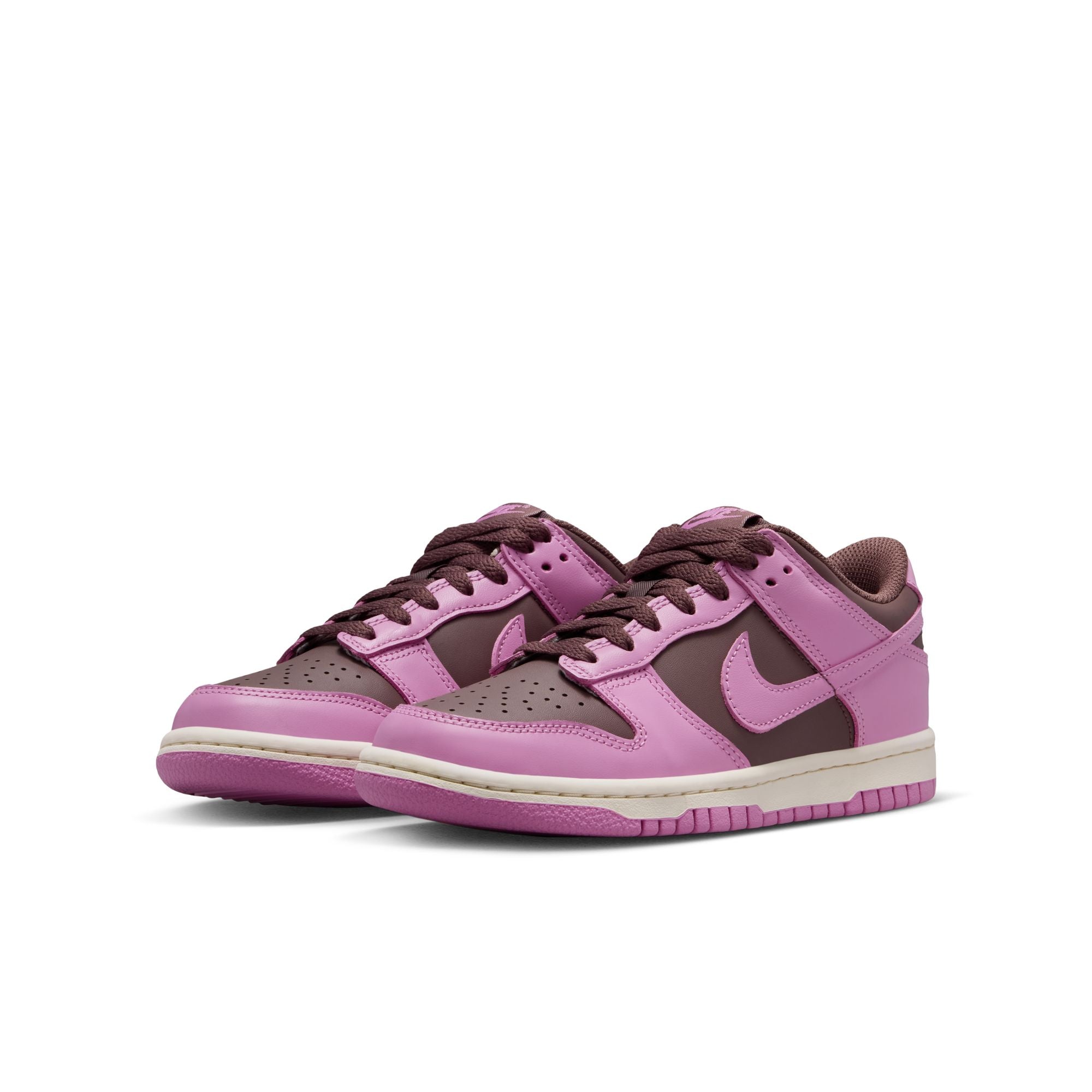 KIDS NIKE DUNK LOW GS (TATTOO/LT MAGENTA/PALE IVORY)