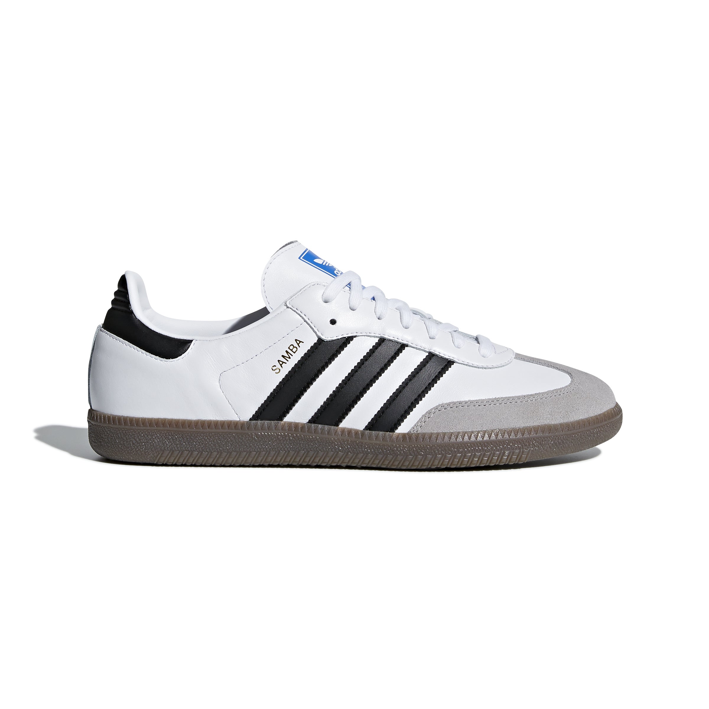 MENS ADIDAS SAMBA OG (CLOUD WHITE/CORE BLACK/GUM)